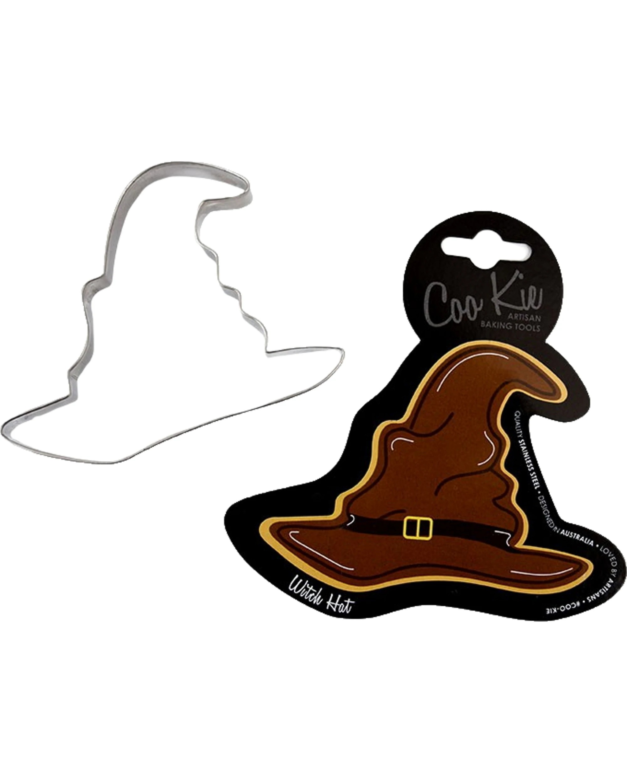 1 Coo Kie Witch Hat Cookie Cutter - Silver, 1 of 1