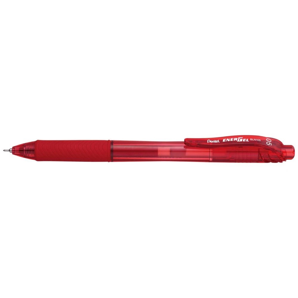 1 Pentel Energel X BLN105 Gel Pen 0.5mm Red, 1 of 1