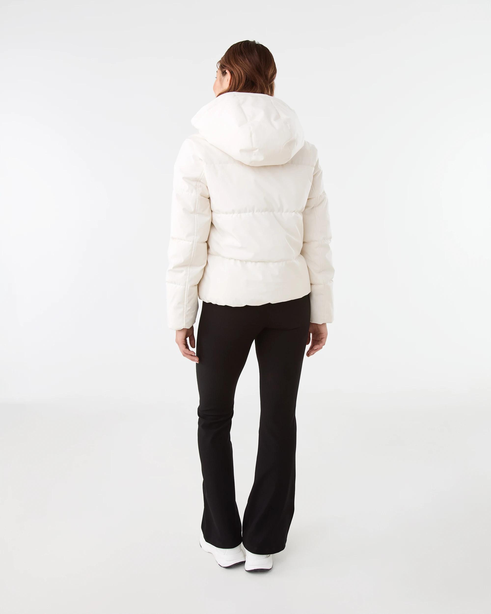 4 Active Womens Core Puffer Jacket Wht Egret, 4 of 8