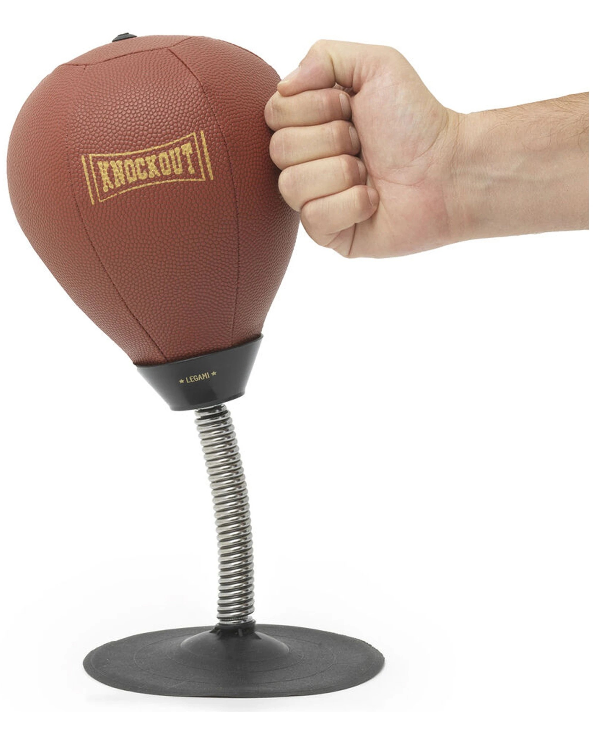 2 LEGAMI Knockout Tabletop Punching Bag Ball With Air Pump 18cm Suction Cup - Multi, 2 of 4