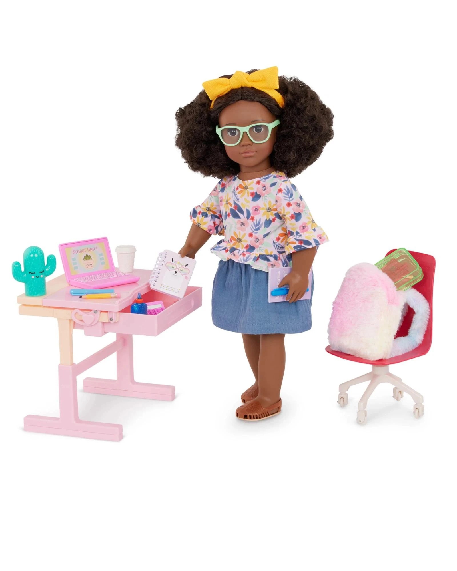 3 Our Generation School Dreams 30 - piece Tilting Desk Set for 18 - inch Dolls - Multi, 3 of 9