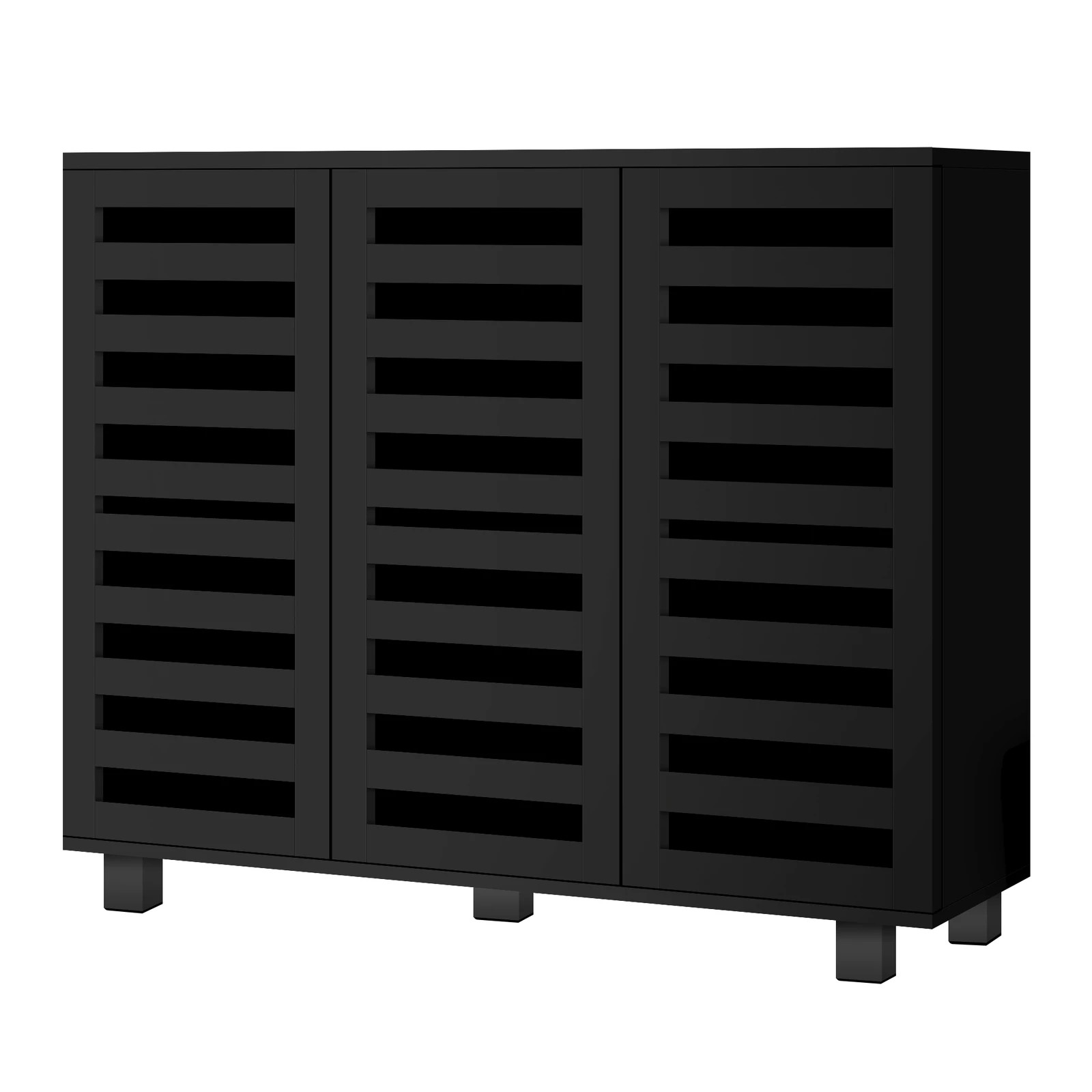 1 Alfordson Shoe Cabinet 30 pairs Storage Rack - Black, 1 of 10