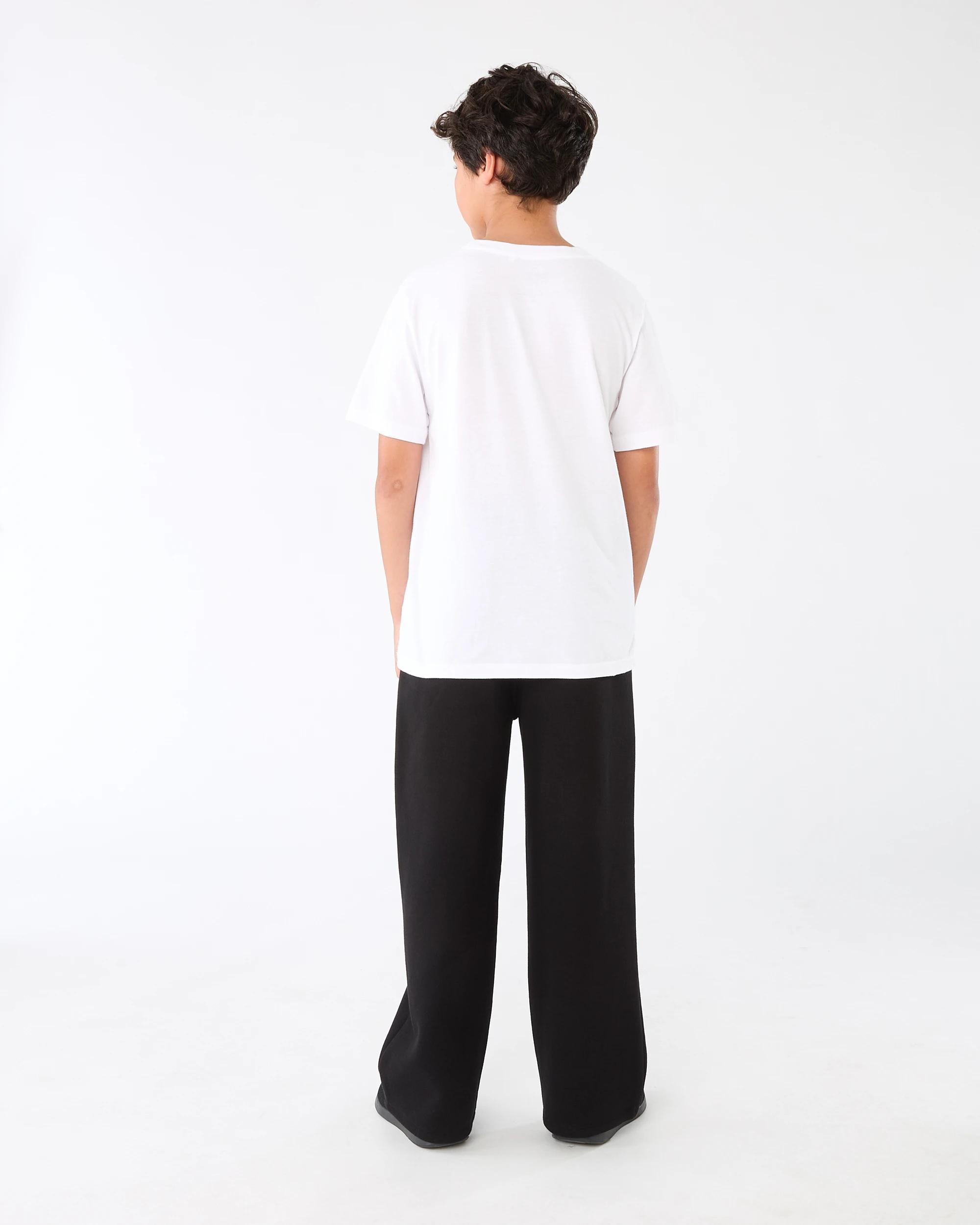 8 Wide Leg Trackpants Black, 8 of 8