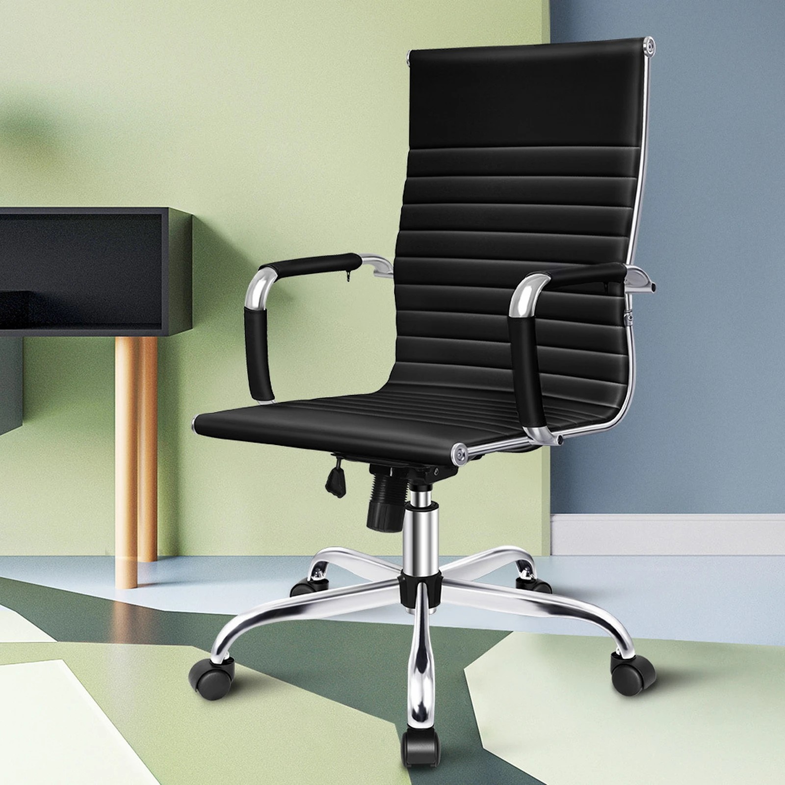 10 Alfordson Office Chair Ergonomic Executive Computer Seat Gaming High Back - Black, 10 of 10