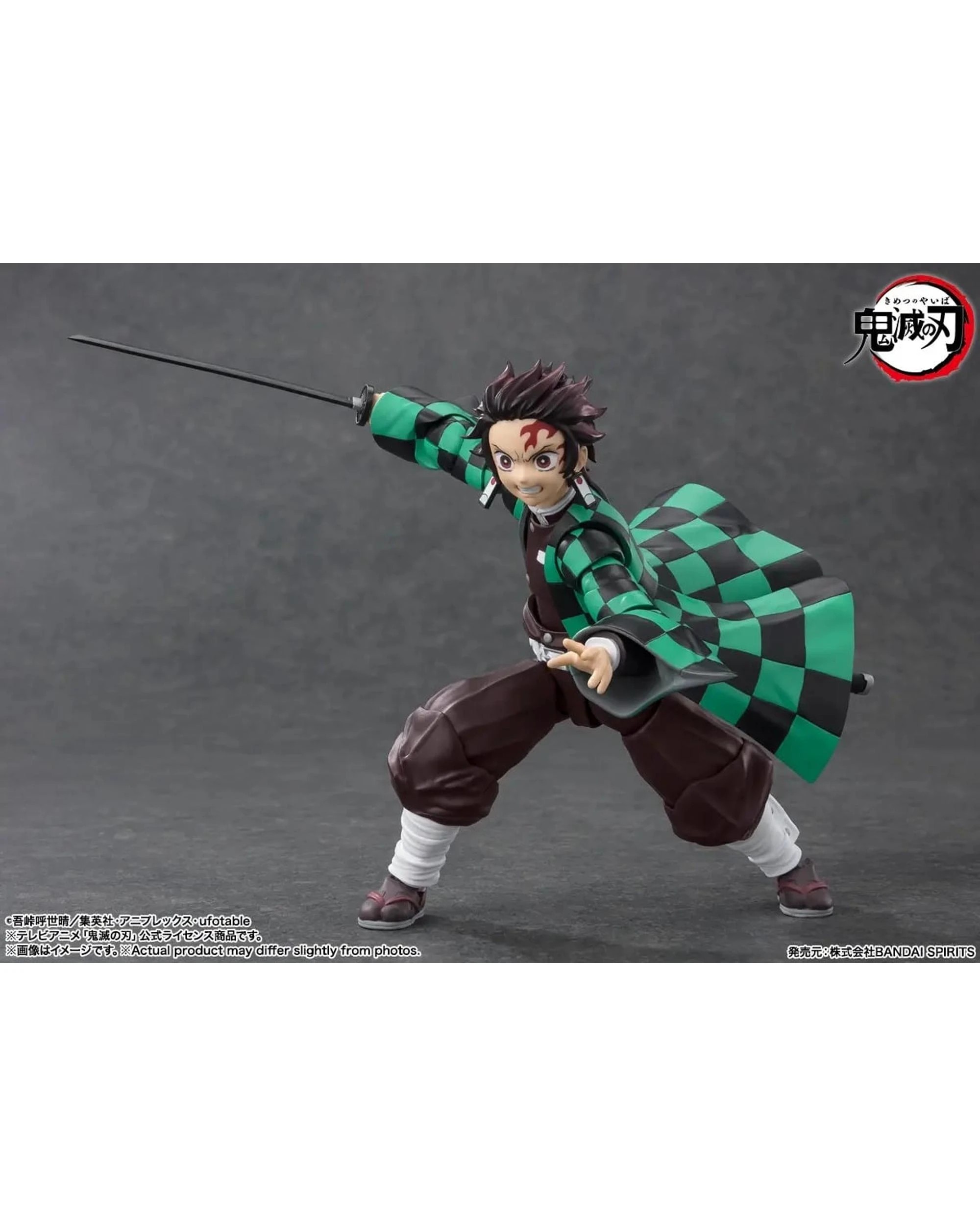 5 Tamashii Nations S.H.Figuarts Demon Slayer Tanjiro Kamado Figure, 5 of 10