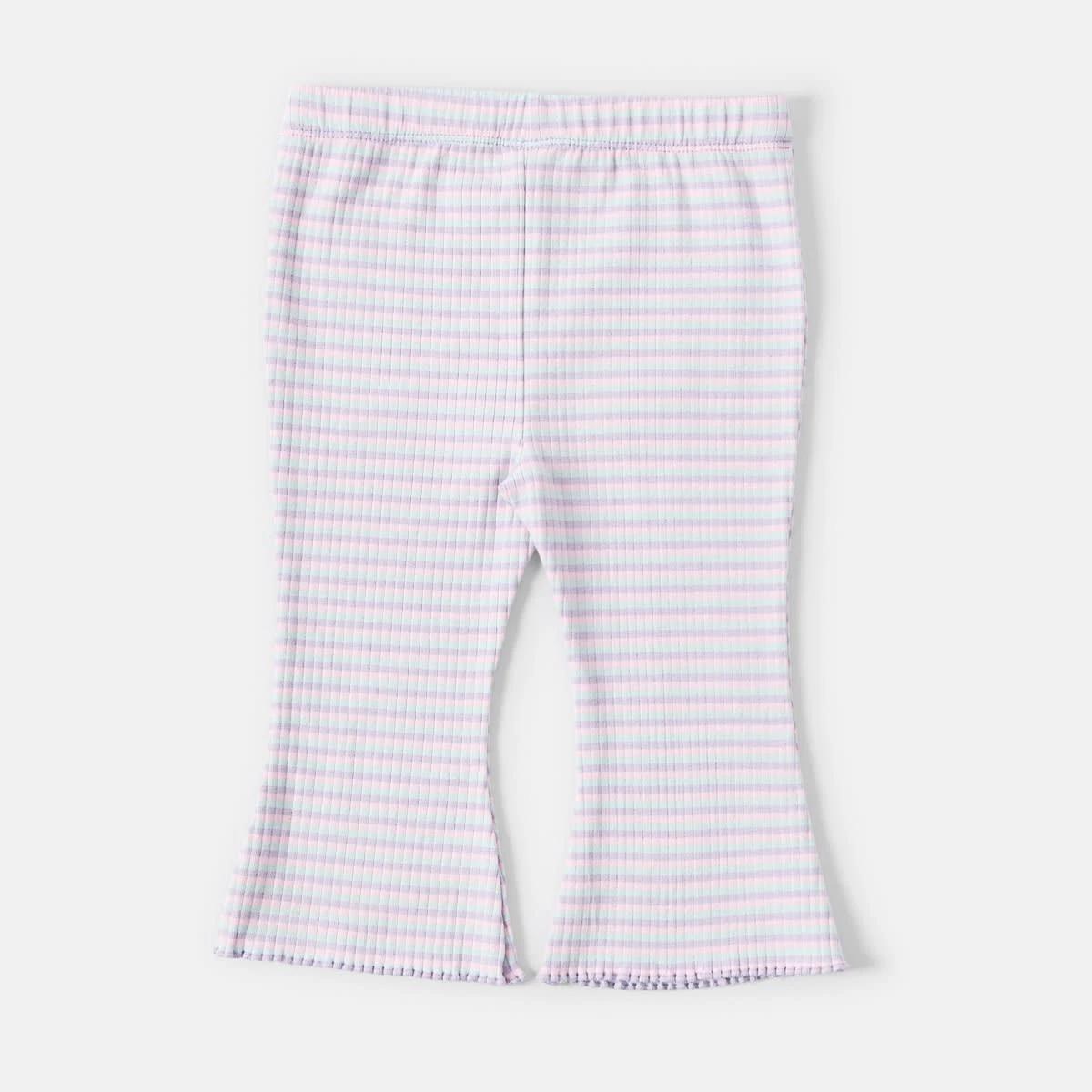 2 Rib Flare Leggings Pstl Strp, 2 of 3