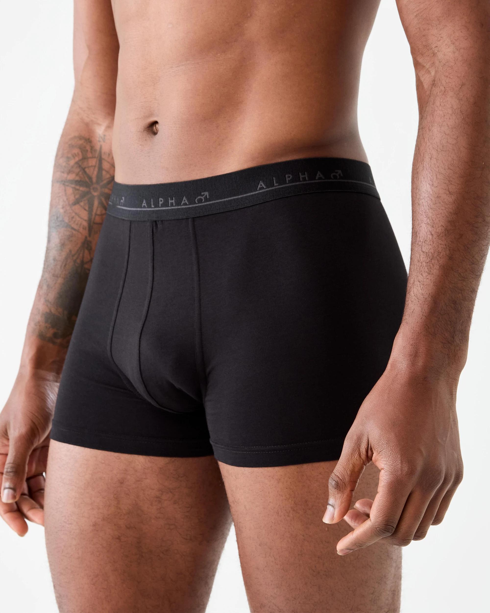 7 5 Pack Plain Trunks Black, 7 of 10