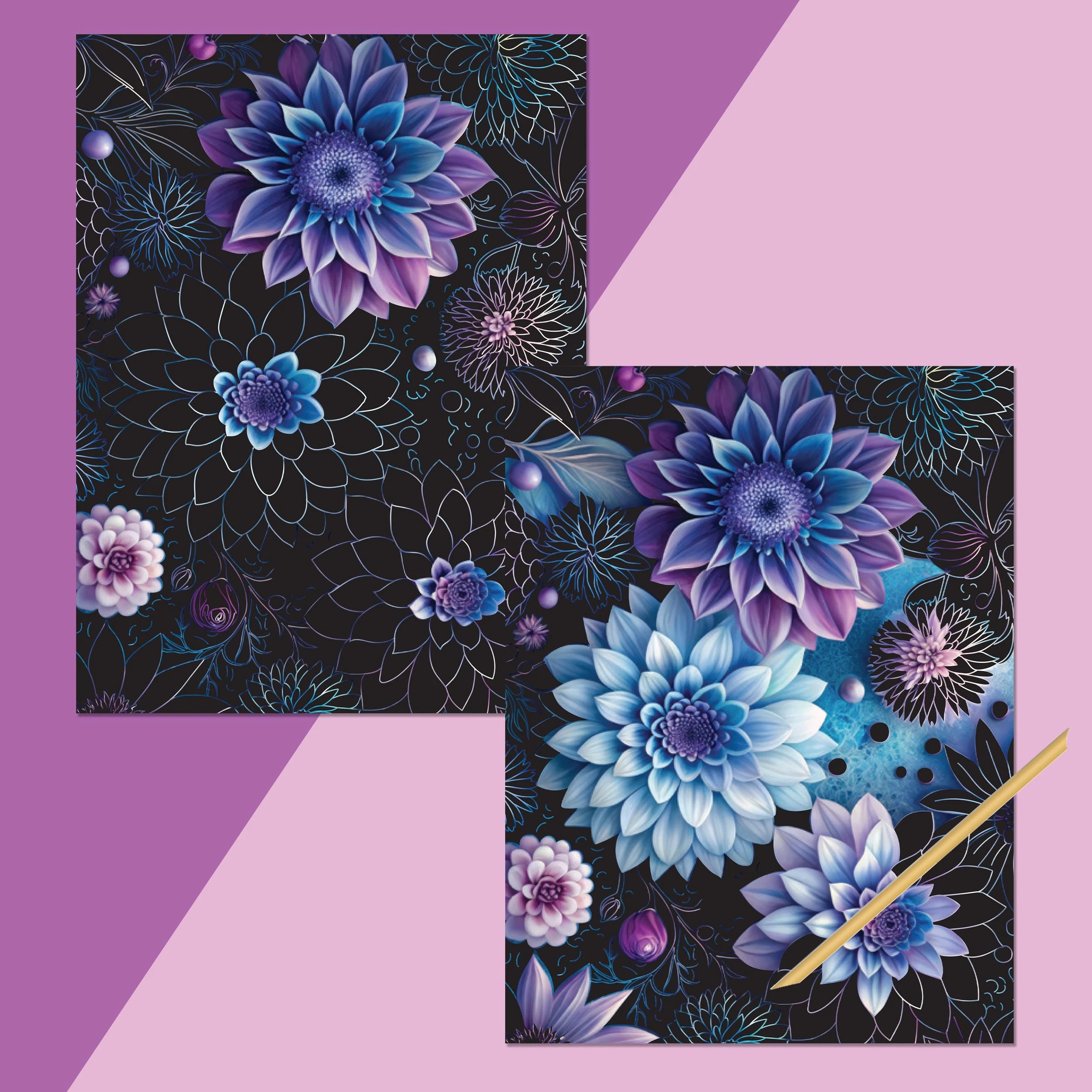 5 Kaleidoscope Etch Art: Floral Fantasy - Book, 5 of 7