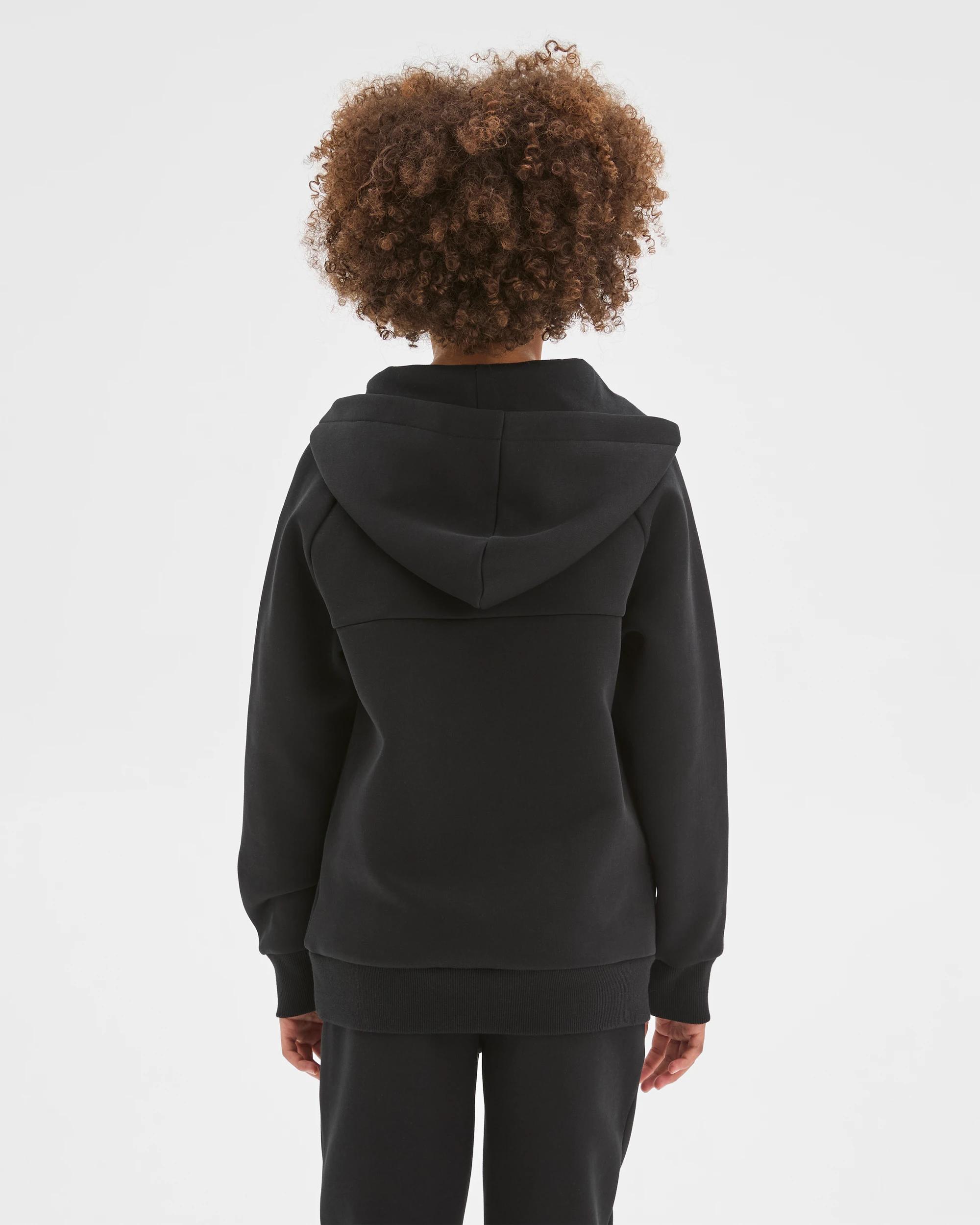 5 Target Kids Active Australian Cotton Blend Popover Hooded Jumper BLACK, 5 of 7
