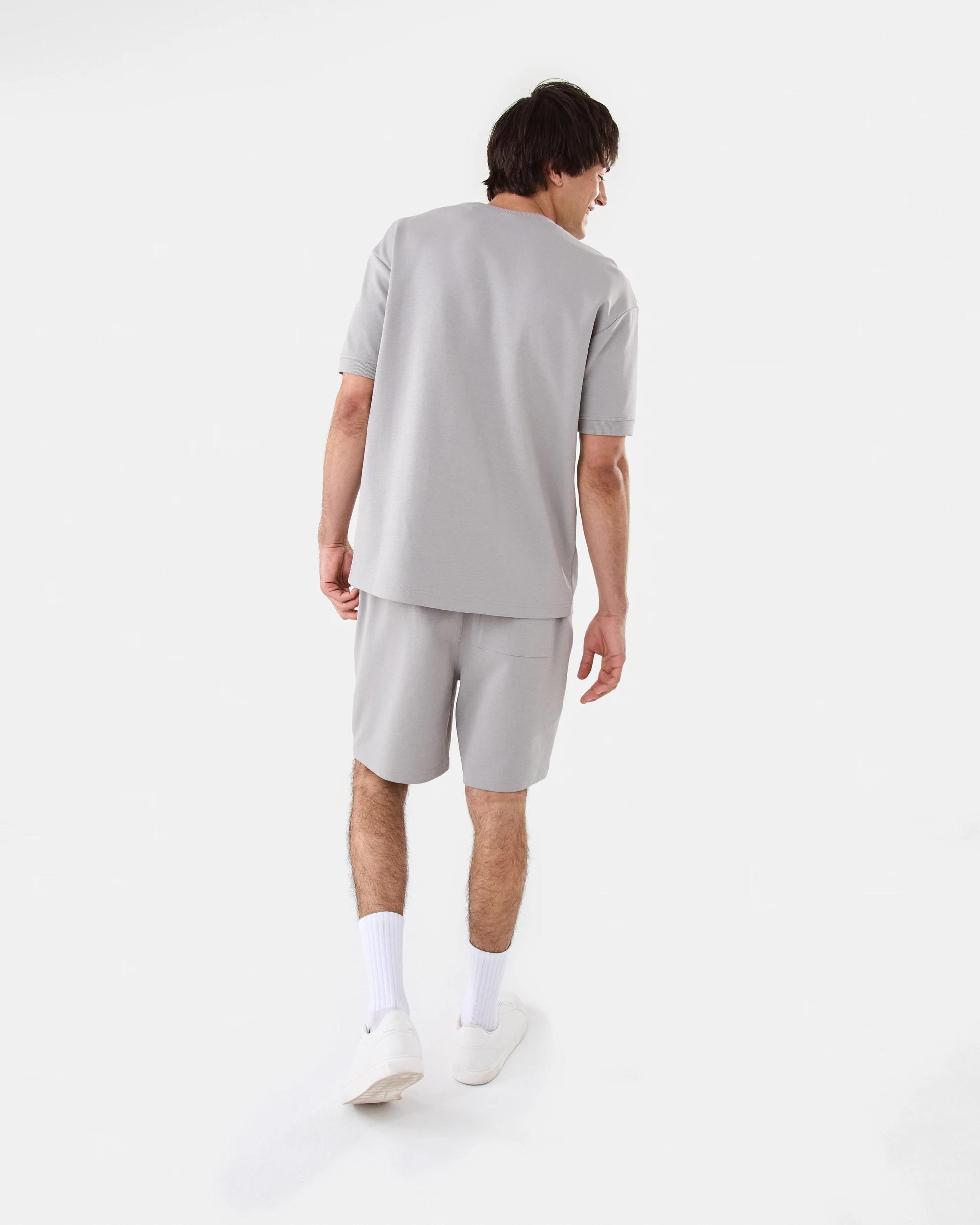 4 Oversized Interlock T-shirt Gry Smoke, 4 of 8