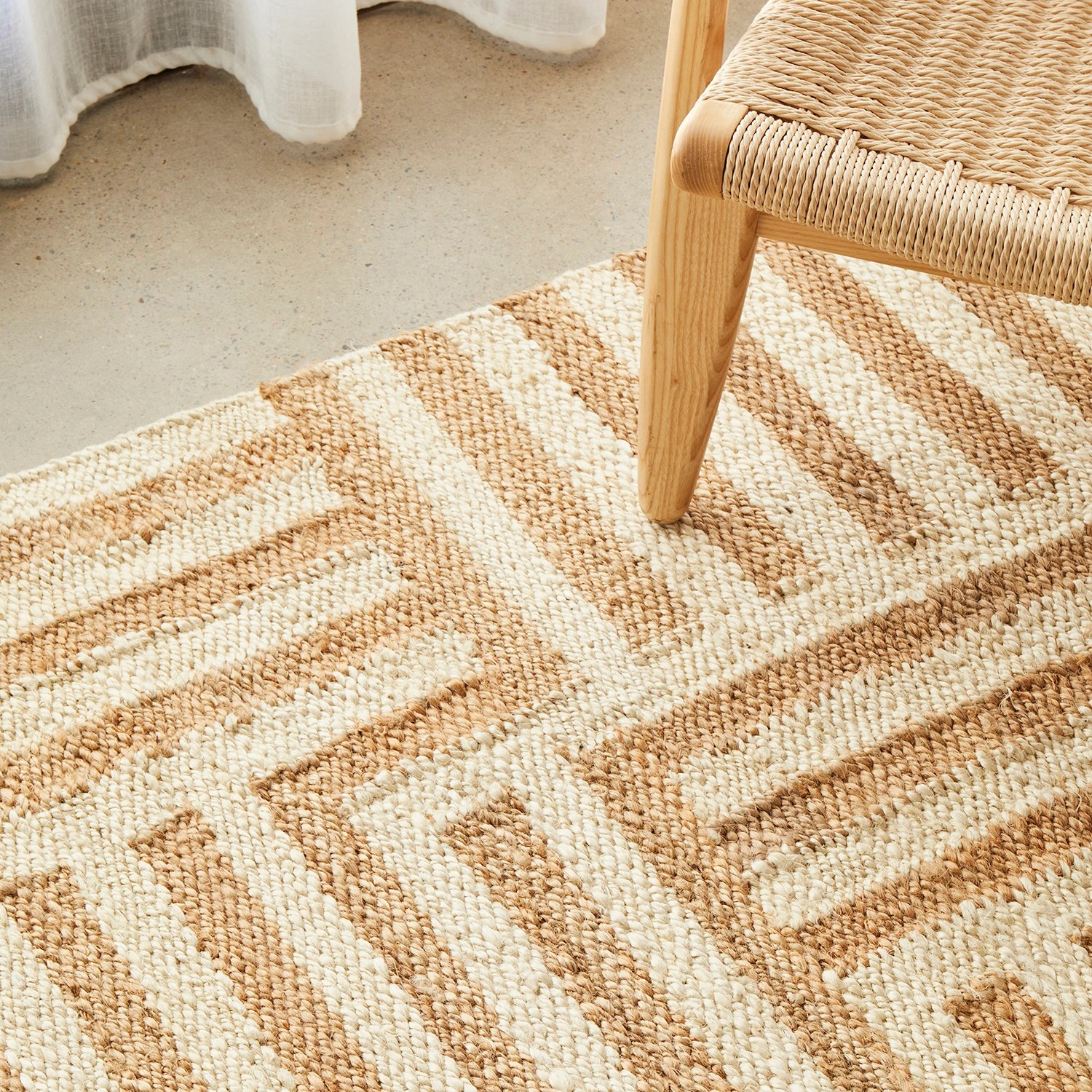 5 Common Ground Rugs Kalahari Arman 225x155cm - Medium Hand Woven Jute Floor Rug - Beige, 5 of 8