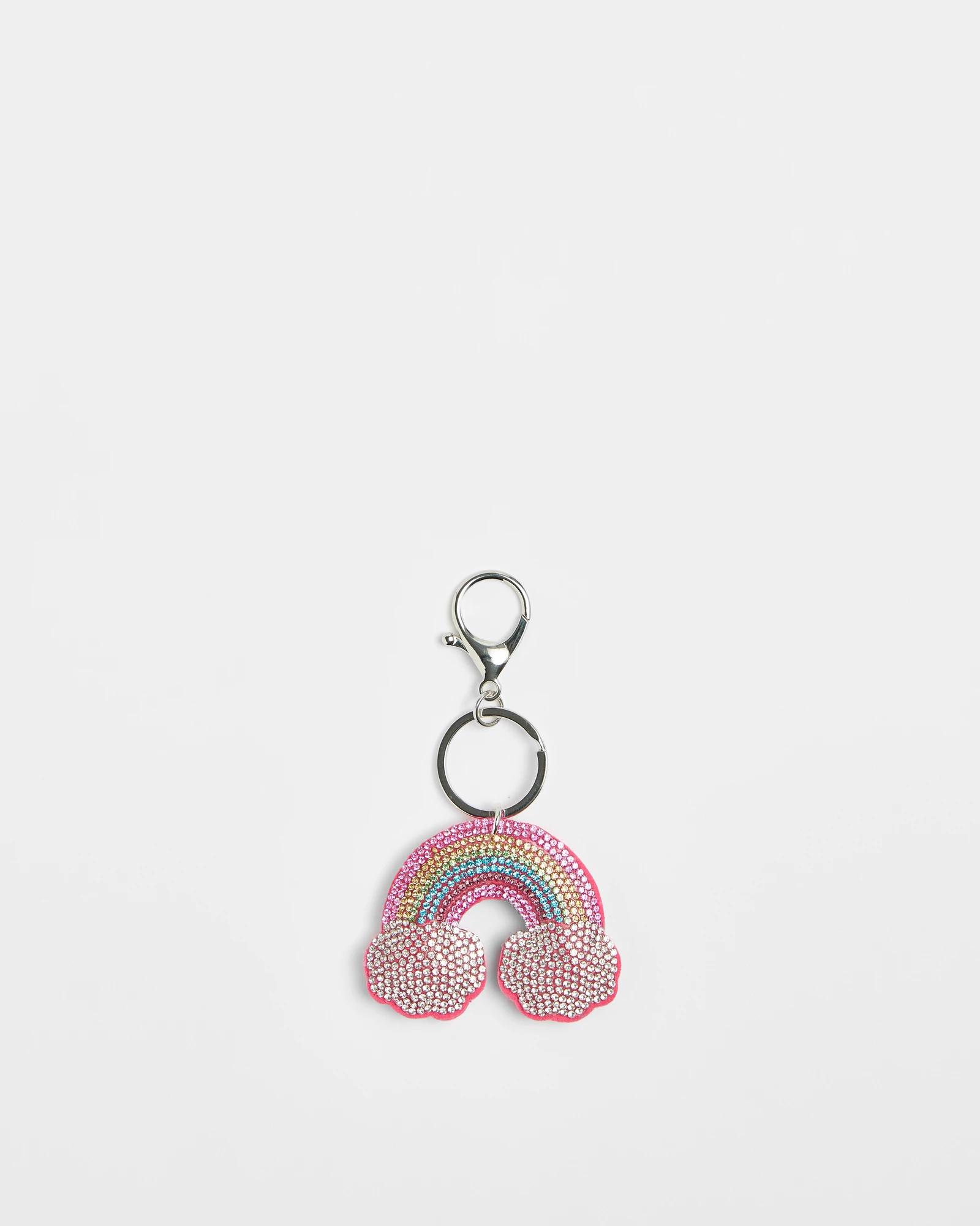 1 Target Kids Sparkle Rainbow Bag Charm RAINBOW, 1 of 1