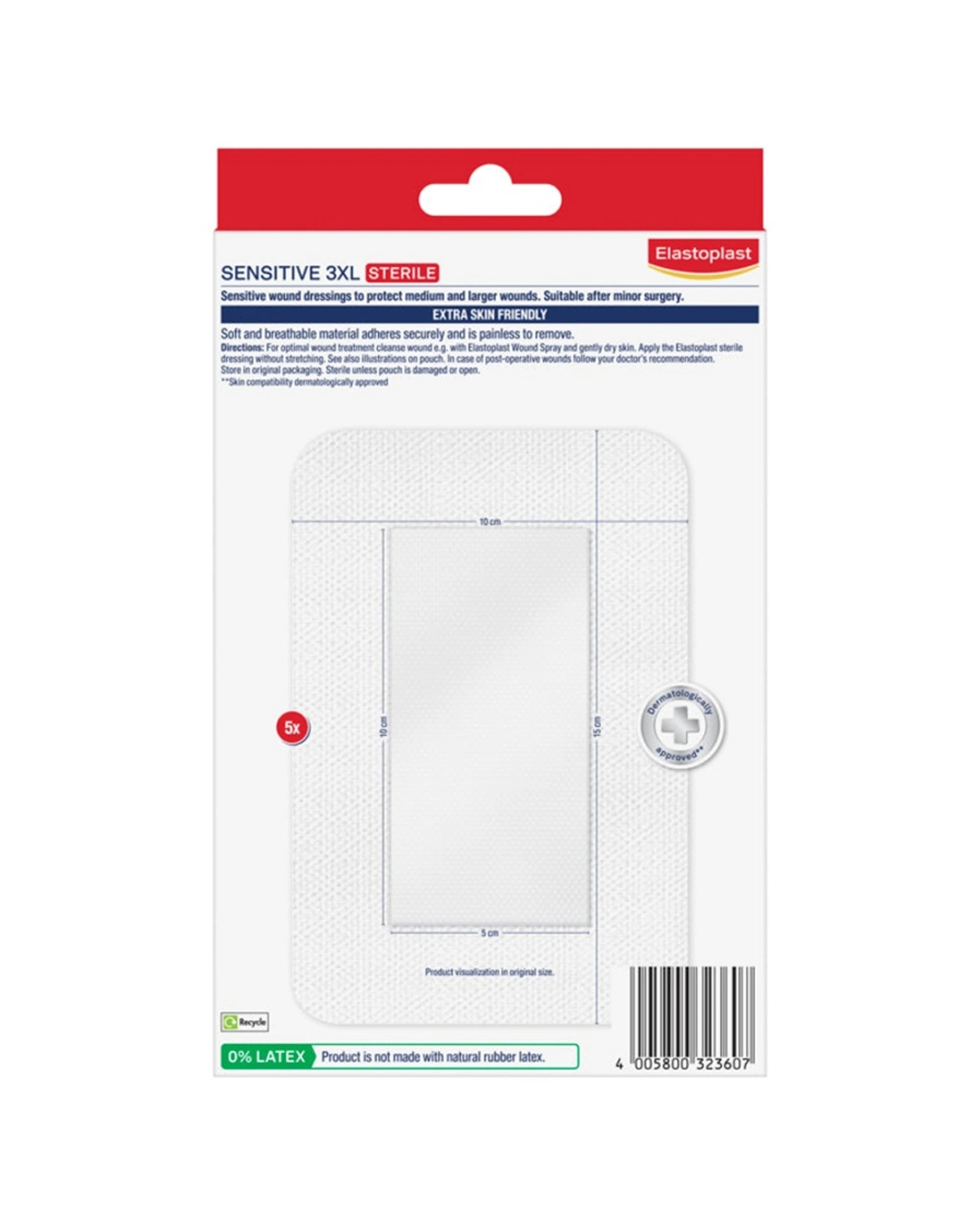 2 Elastoplast Sensitive 3XL Dressings, 2 of 2