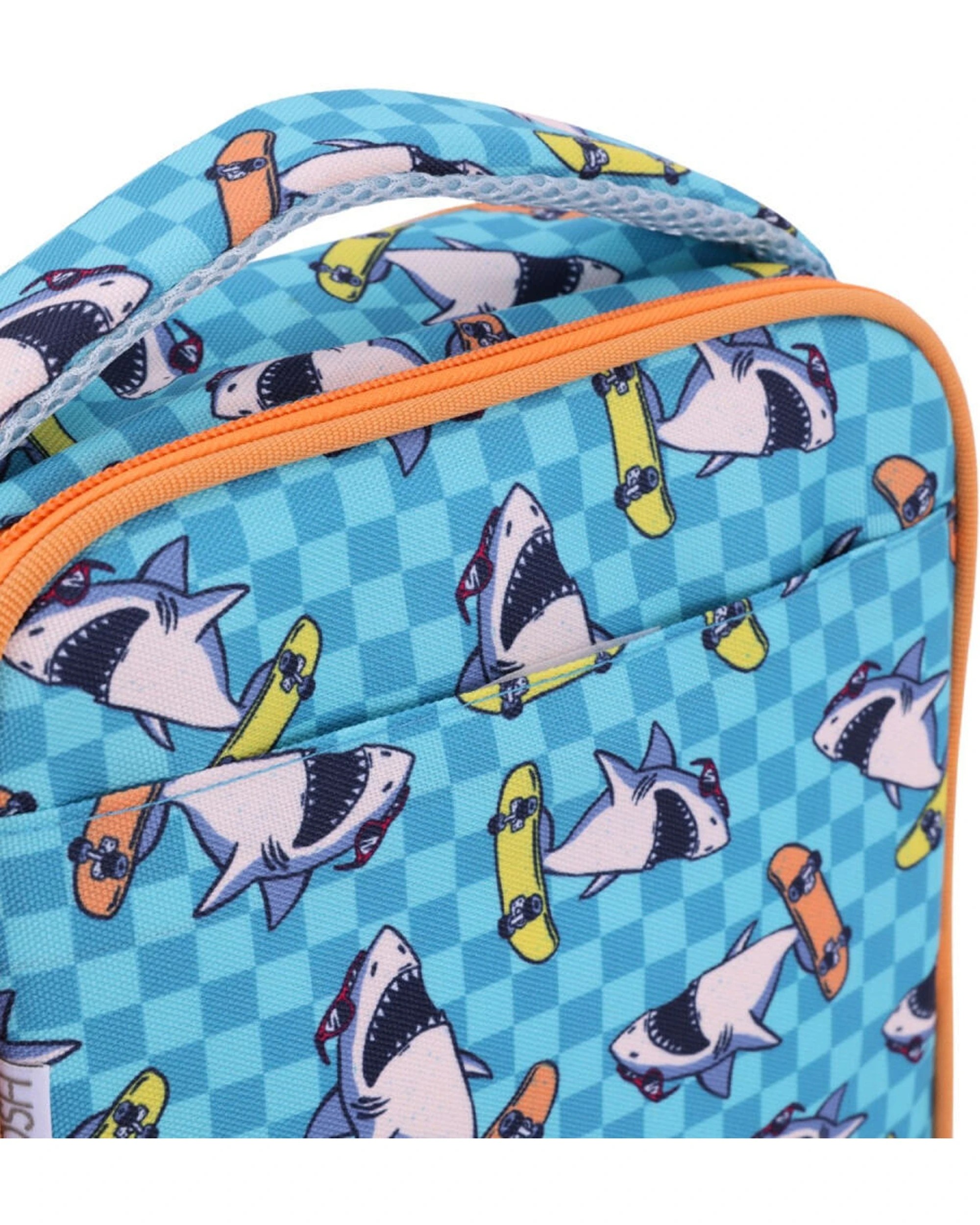 5 Splosh 2PK Out & About Shark Kids Children Insulated Lunch Bag Waterproof Polyester 21x25cm - Blue, 5 of 7