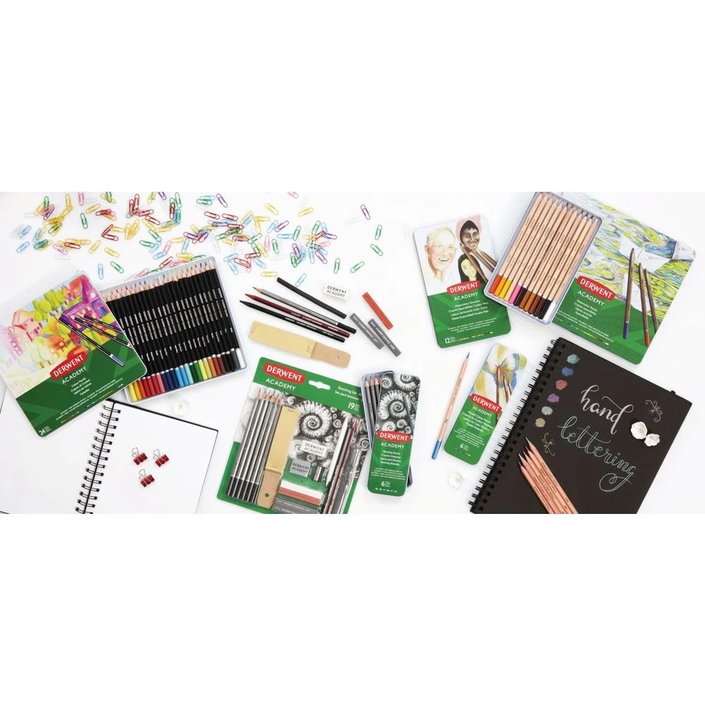 2 Derwent Academy Sketching Pencils 6 Pack, 2 of 10