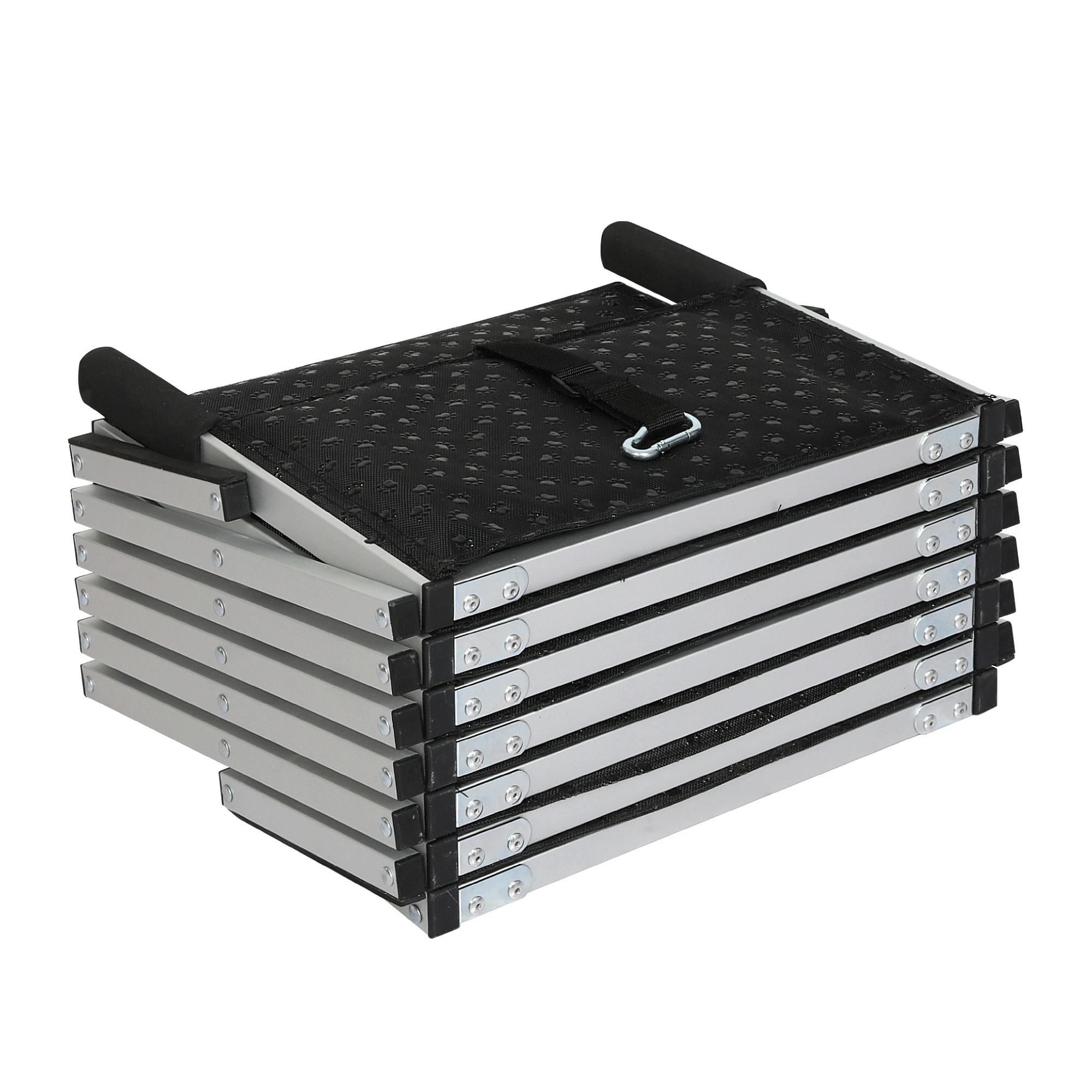 4 Pawz Dog Ramp 7 Steps In Colour - Black - Black, 4 of 9