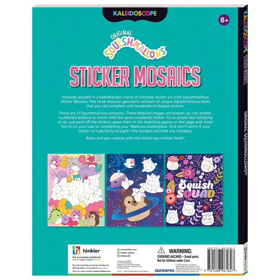 7 Kaleidoscope Original Squishmallows Sticker Mosaics - Book, 7 of 7