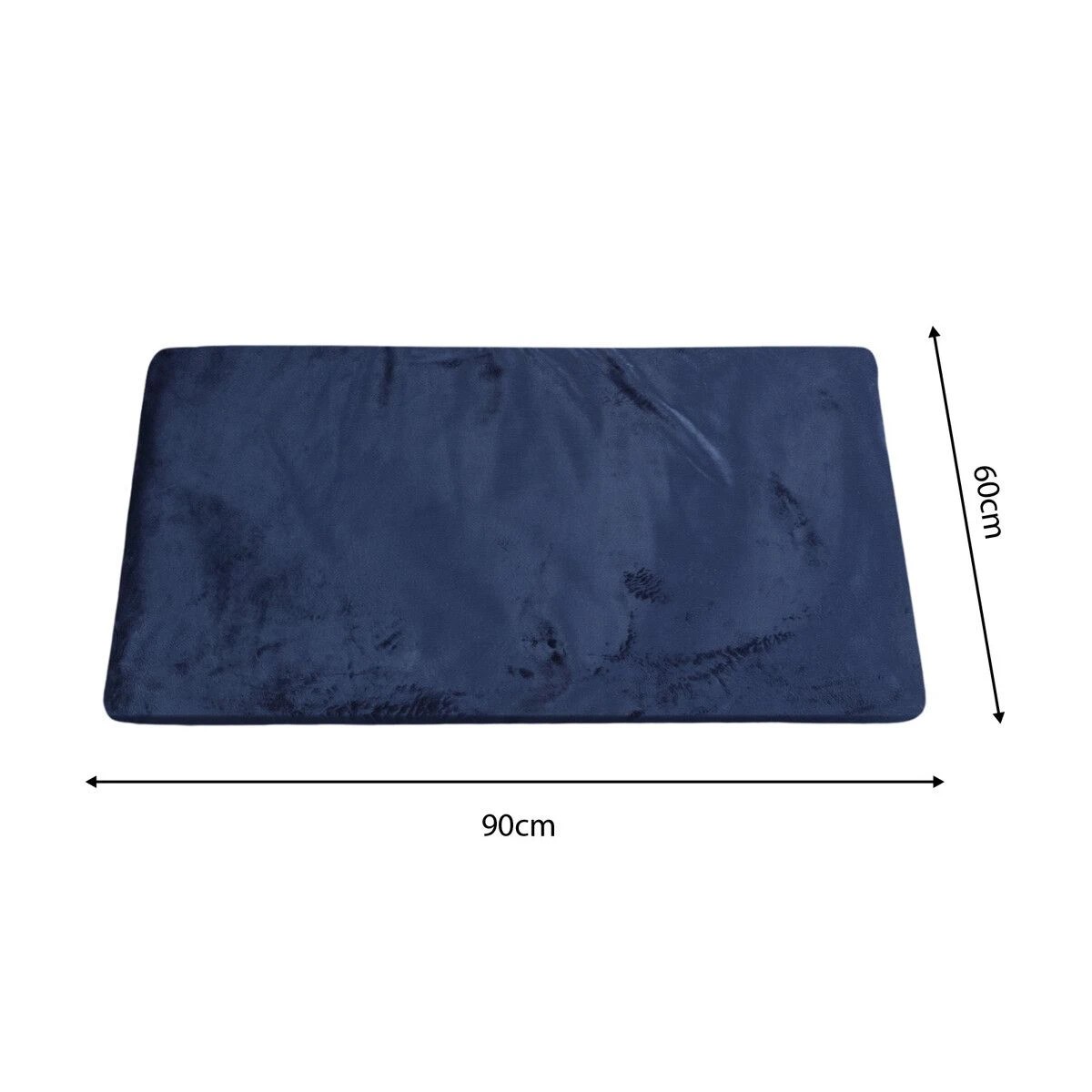 2 Pet Scene Heated Dog Pad Pet Cat Heating Bed Outdoor Inflatable Electric Heater Puppy Doggy Blanket Warmer 90x60cm, 2 of 3