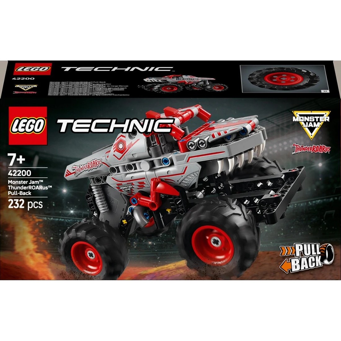 1 LEGO Technic Monster Jam ThunderROARus Pull-Back 42200, 1 of 10