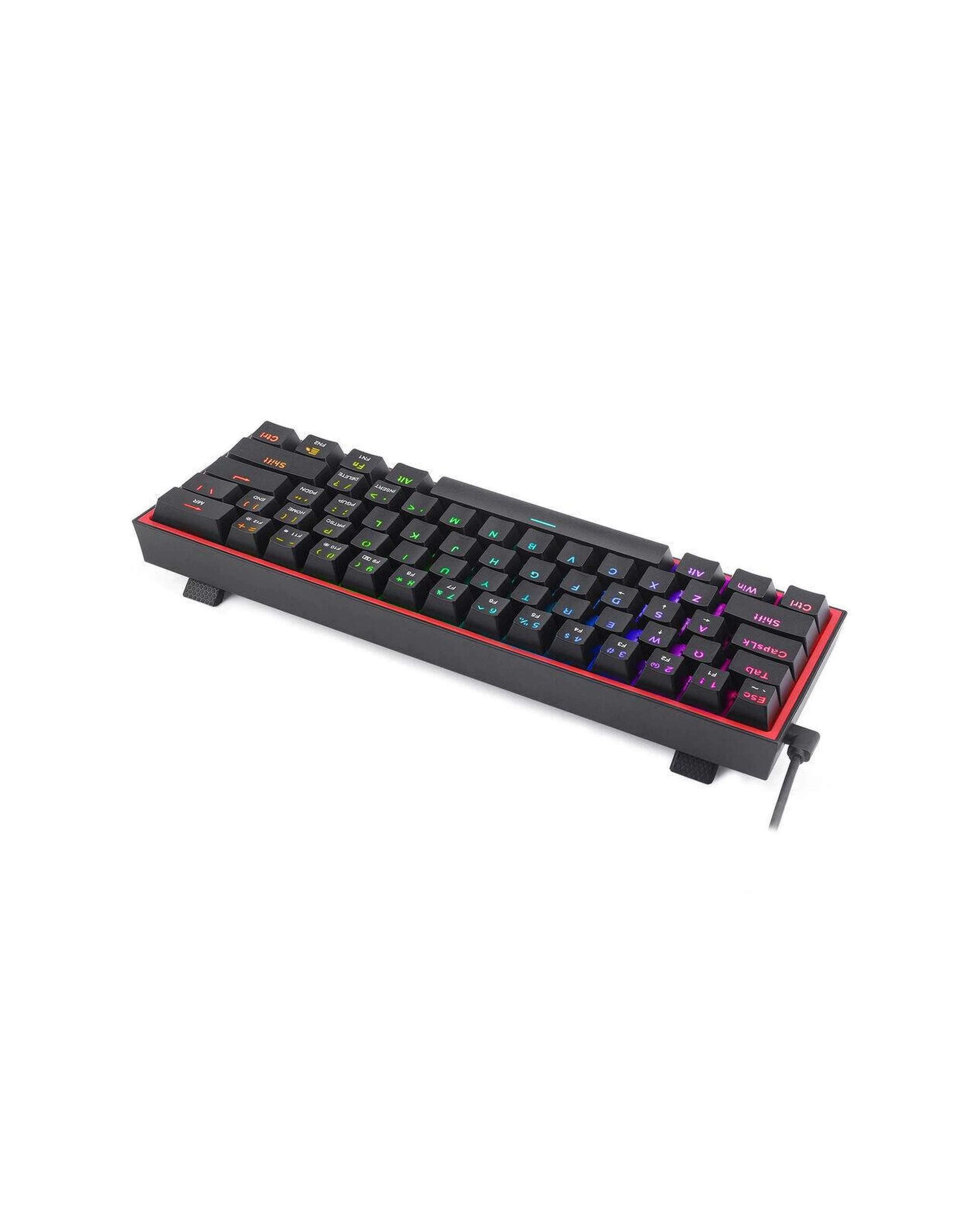 5 Redragon K617RGB Fizz Black 60% Wired Mechanical Gaming Keyboard, 5 of 10