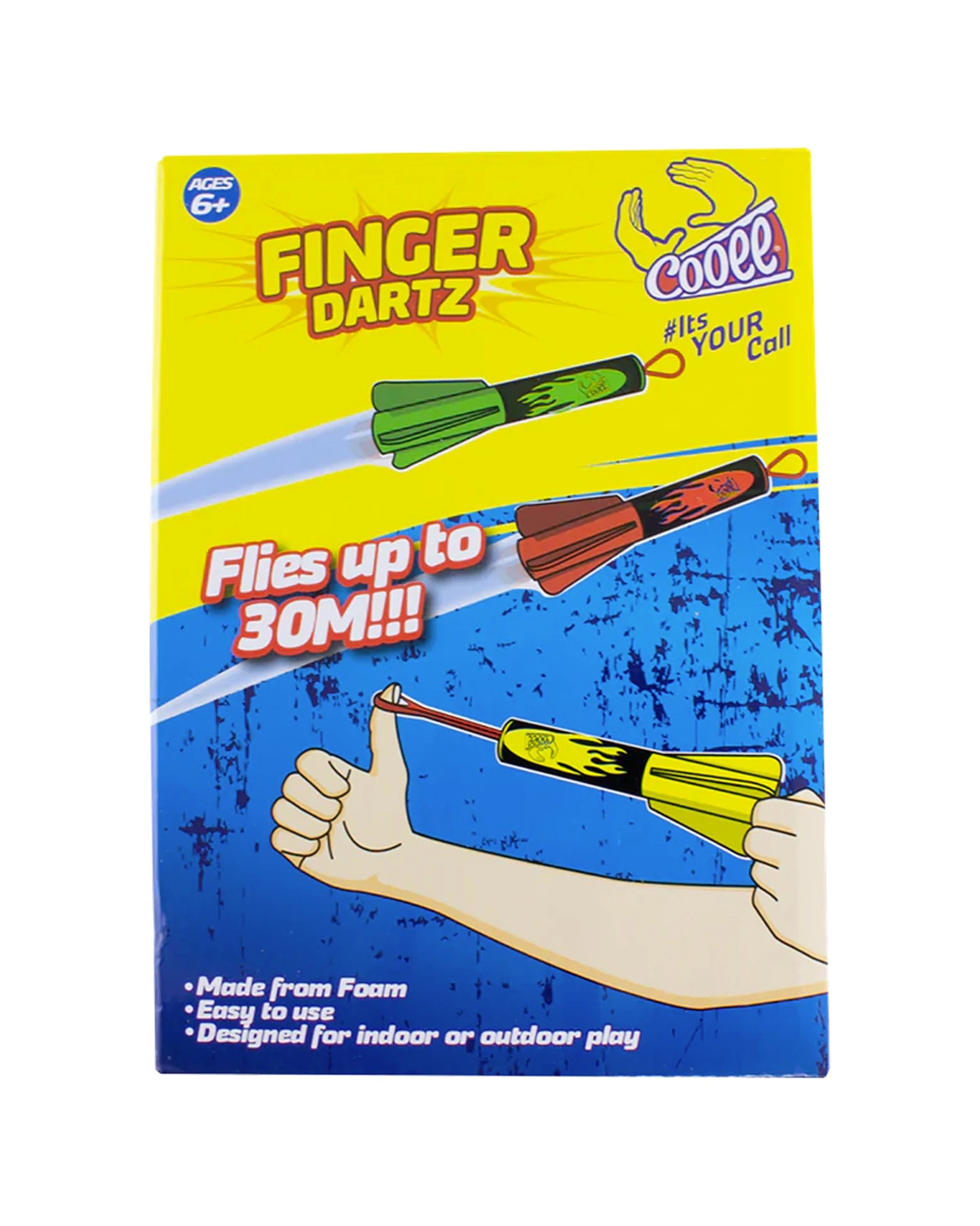 2 Cooee 2x 4pc Finger Dartz Backyard Lawn Game Launcher Foam Toy - Multi, 2 of 3