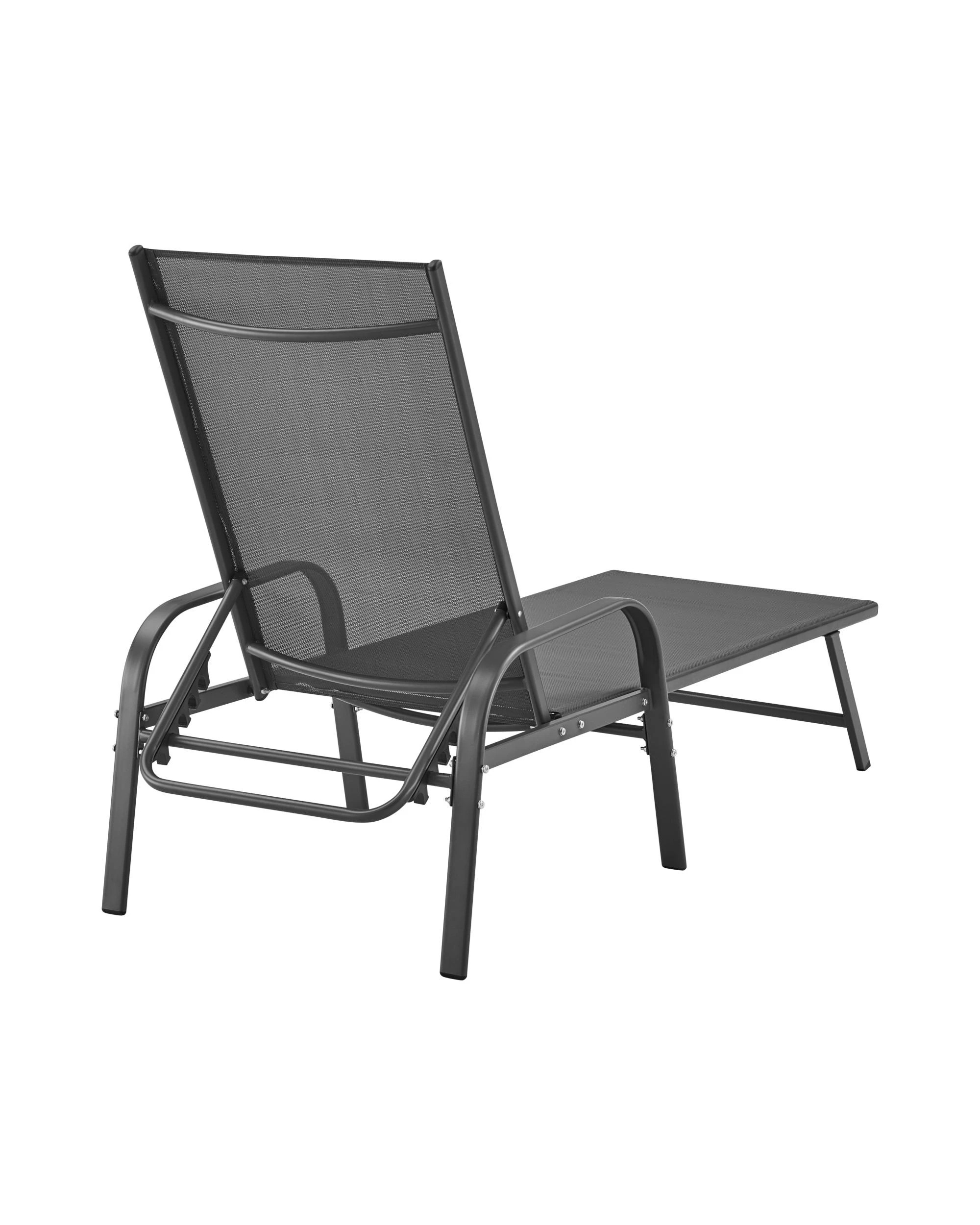 7 Kodu Outdoor Lounge Pool Recliner Chair - Charcoal, 7 of 10