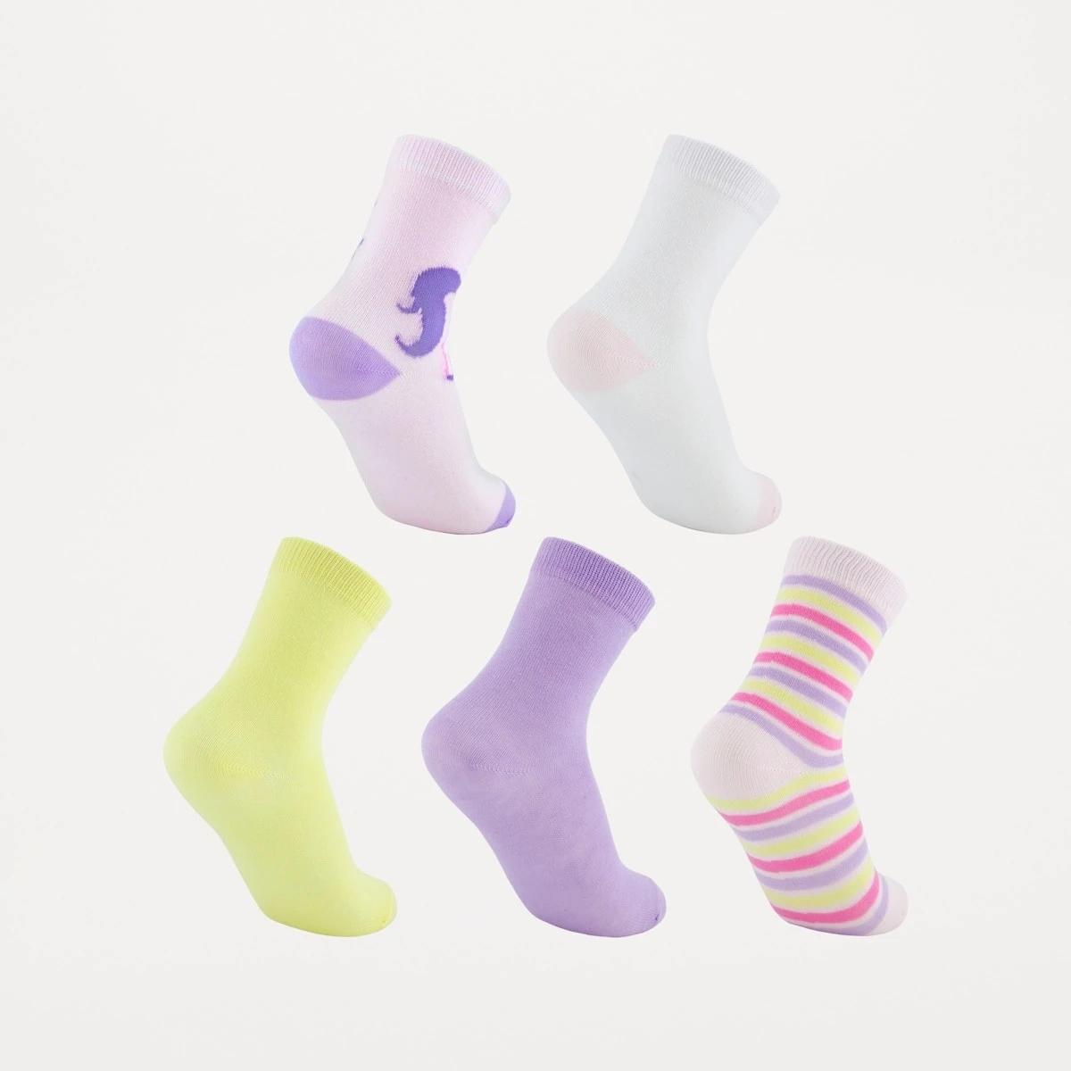 2 5 Pack Crew Socks Unicorn 25, 2 of 3