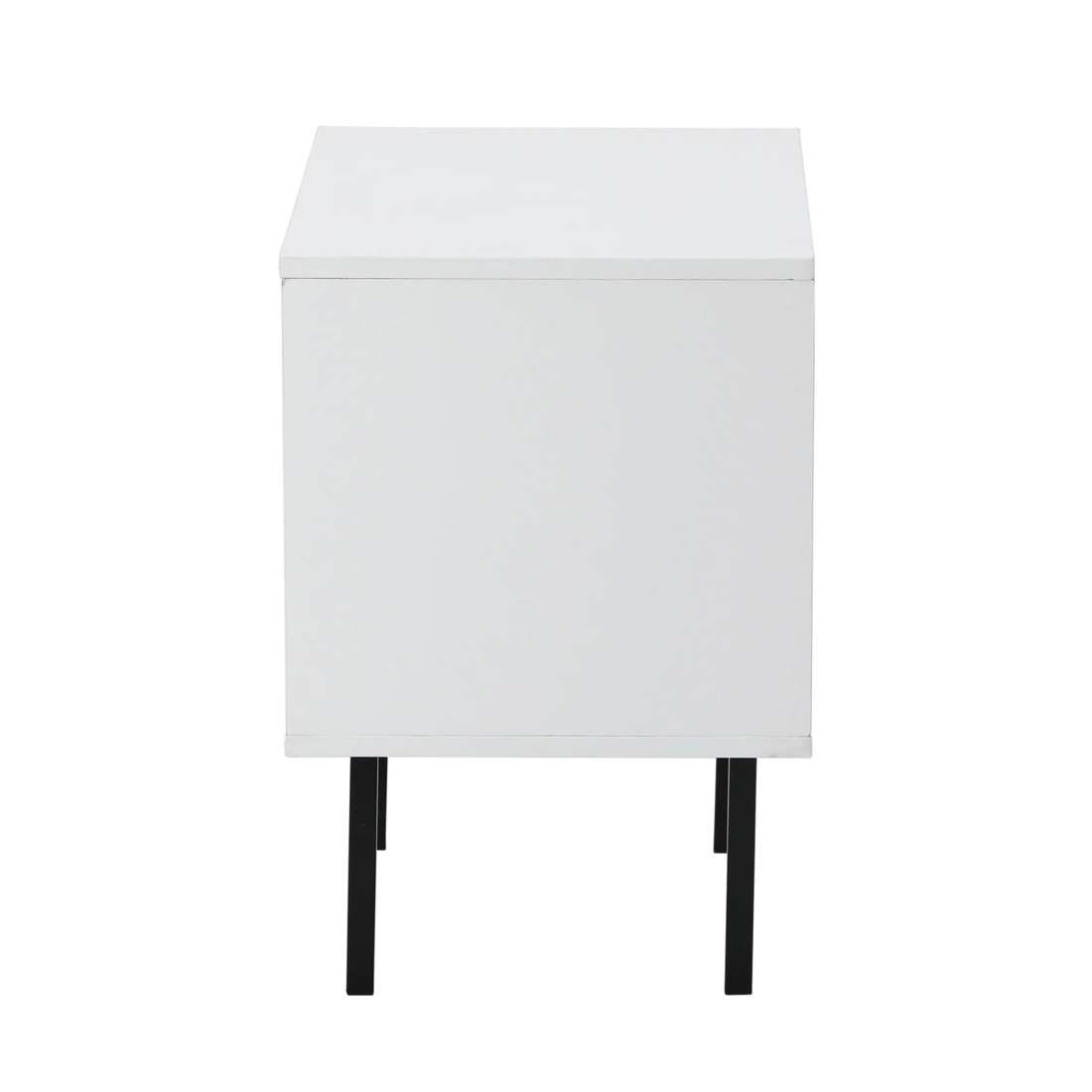 9 Oikiture Bedside Tables Nightstand Storage Cabinet Side End Table Wood
 - White, 9 of 10