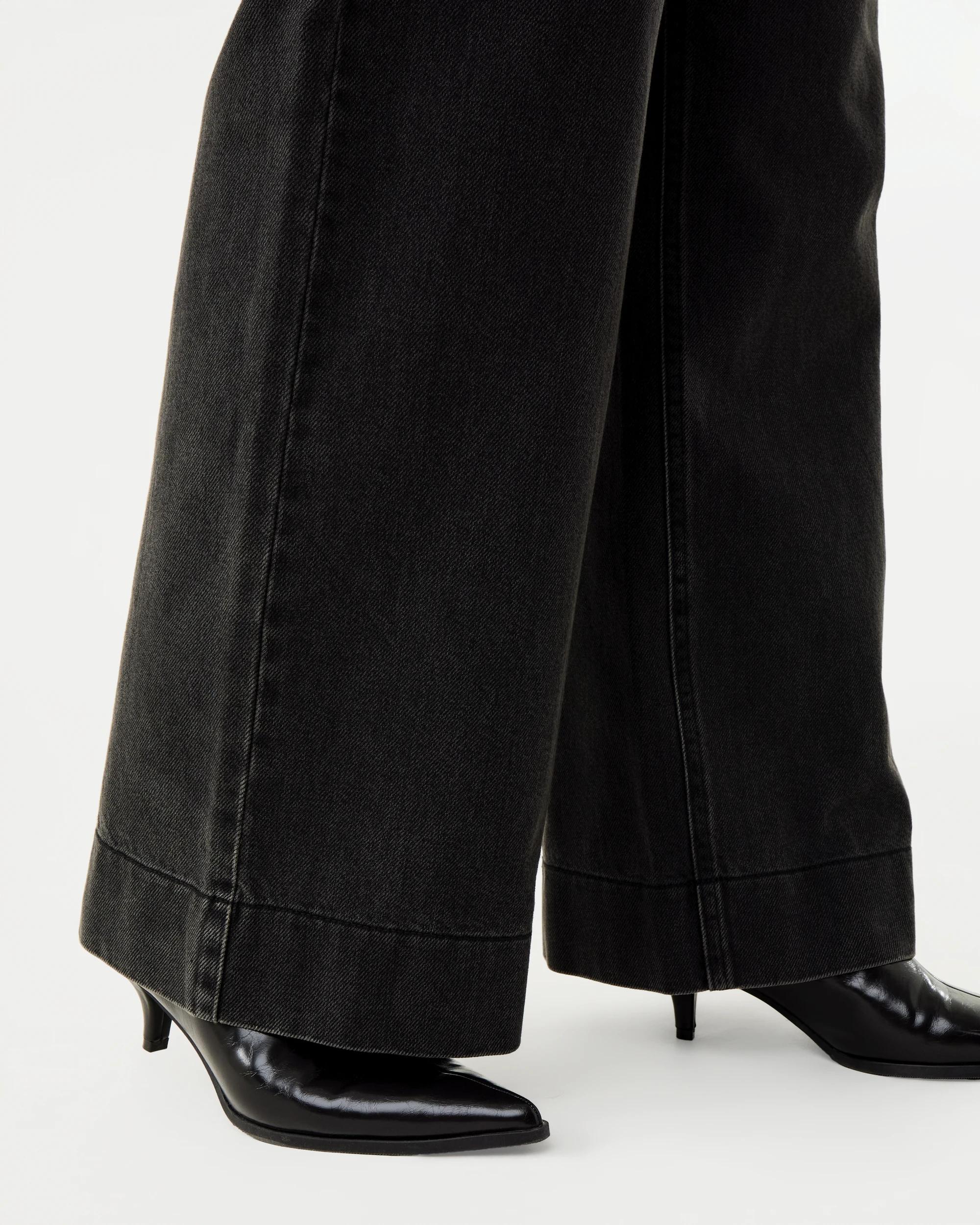 7 Wide Leg Pocket Jeans Blk Wash, 7 of 9