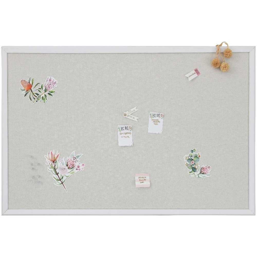 8 Otto Linen Board 600 x 900 mm White Frame, 8 of 8