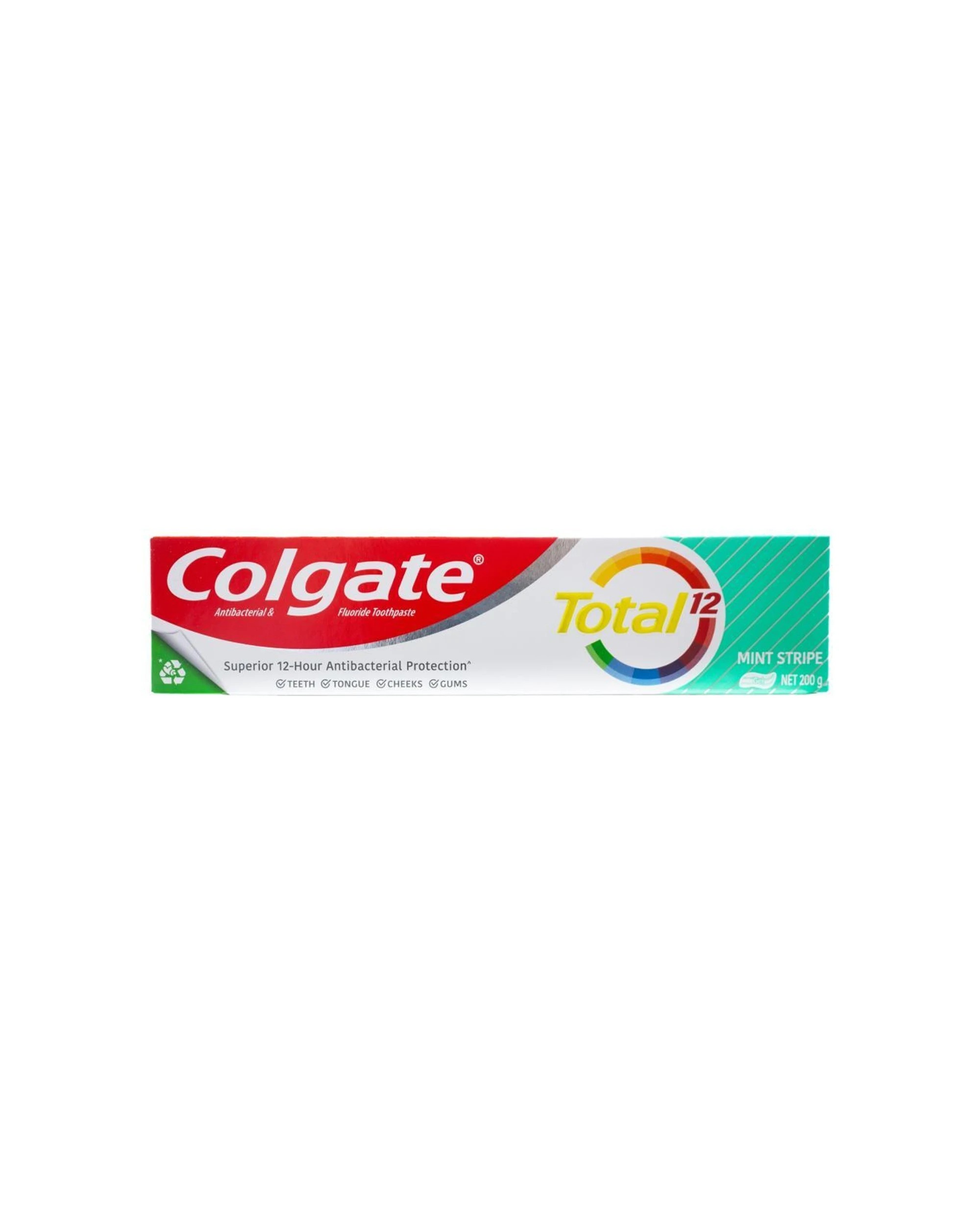 2 Colgate 6PK Fluoride Toothpaste Total 12 Stripe 200g - Multi, 2 of 4