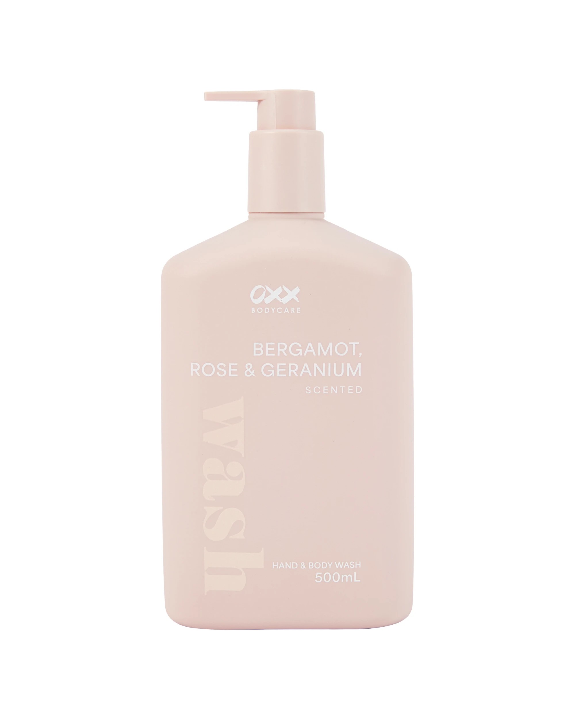 1 OXX Bodycare Hand and Body Wash 500ml - Bergamot, Rose and Geranium Scented, 1 of 3