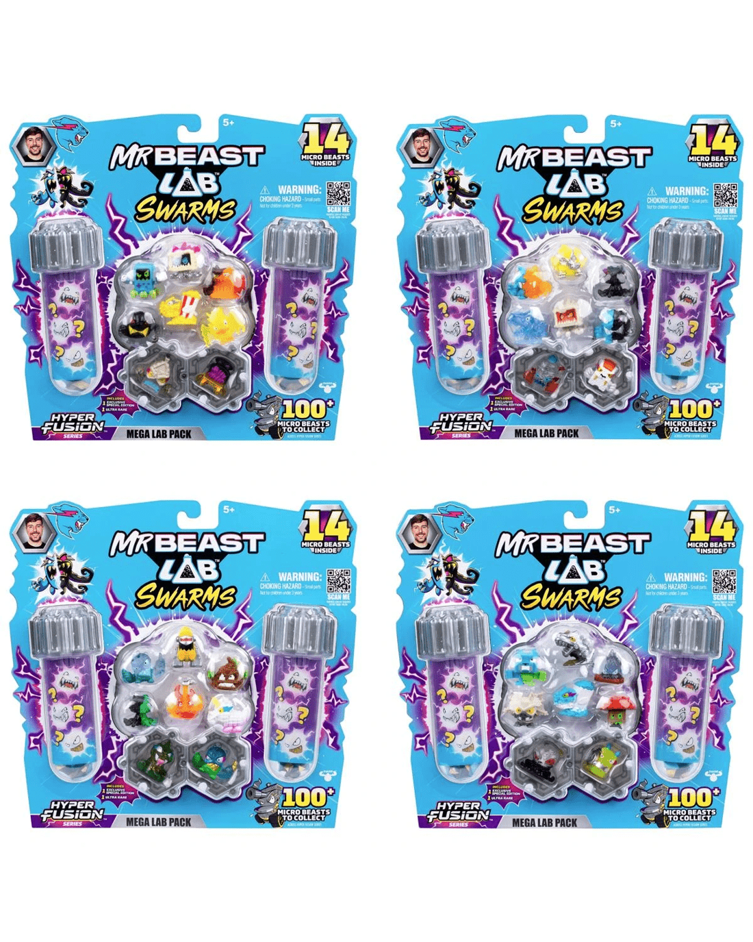 1 14 Pack MrBeast Lab Swarms S3 Mega Lab Playset - Assorted, 1 of 10