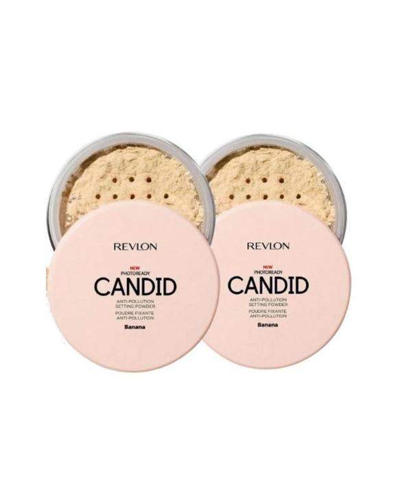 2 x Revlon PhotoReady Candid Setting Powder 15g - Banana
