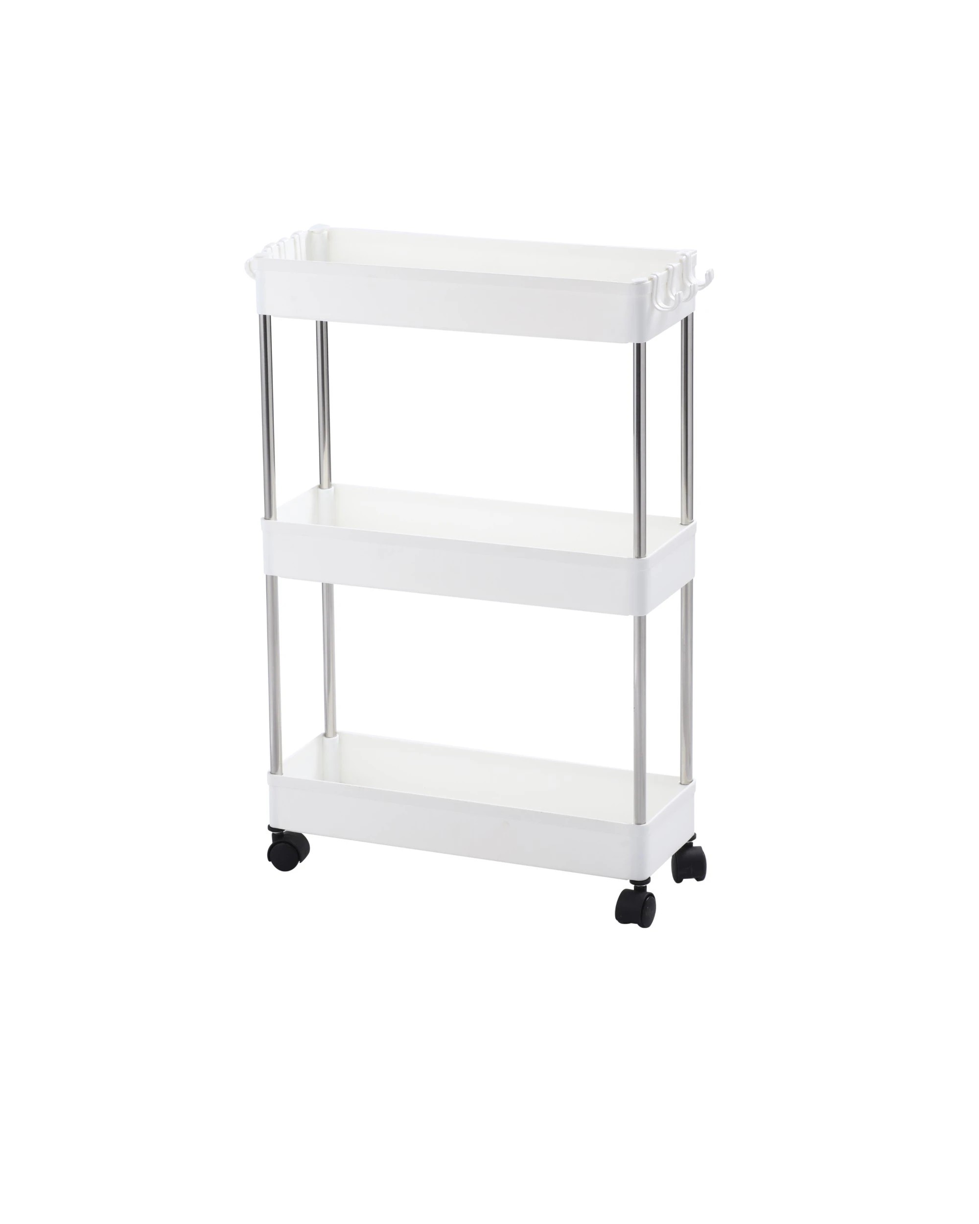 1 Sherwood Home 3 Tier Storage Organiser 40x12.5x60cm - White, 1 of 7