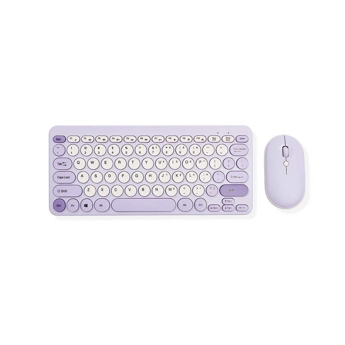 3 Wireless Keyboard and Mouse - Lavendar, 3 of 9