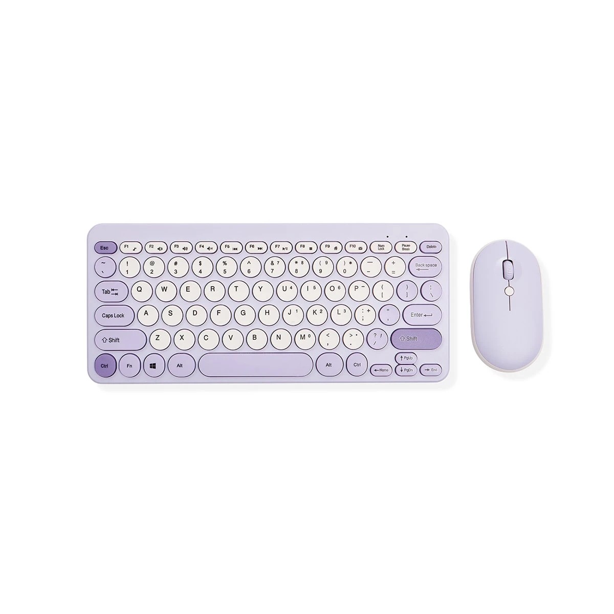 3 Wireless Keyboard and Mouse - Lavendar, 3 of 9