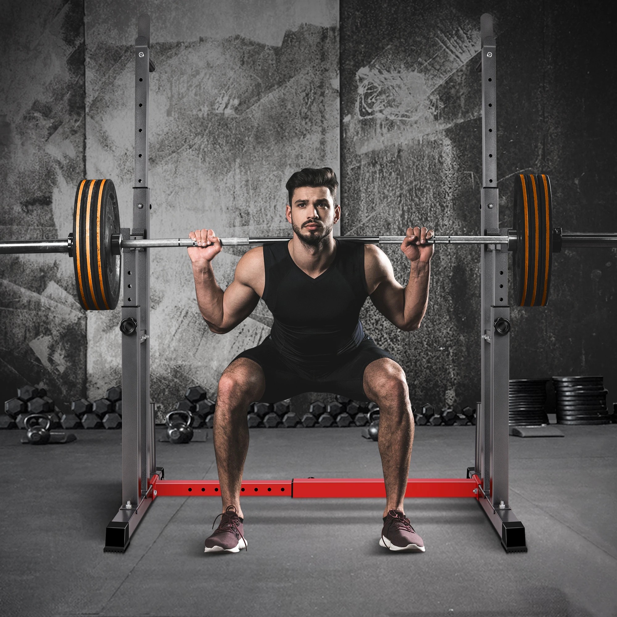 7 Black Lord Squat Rack Weight Bench Pro, 7 of 7