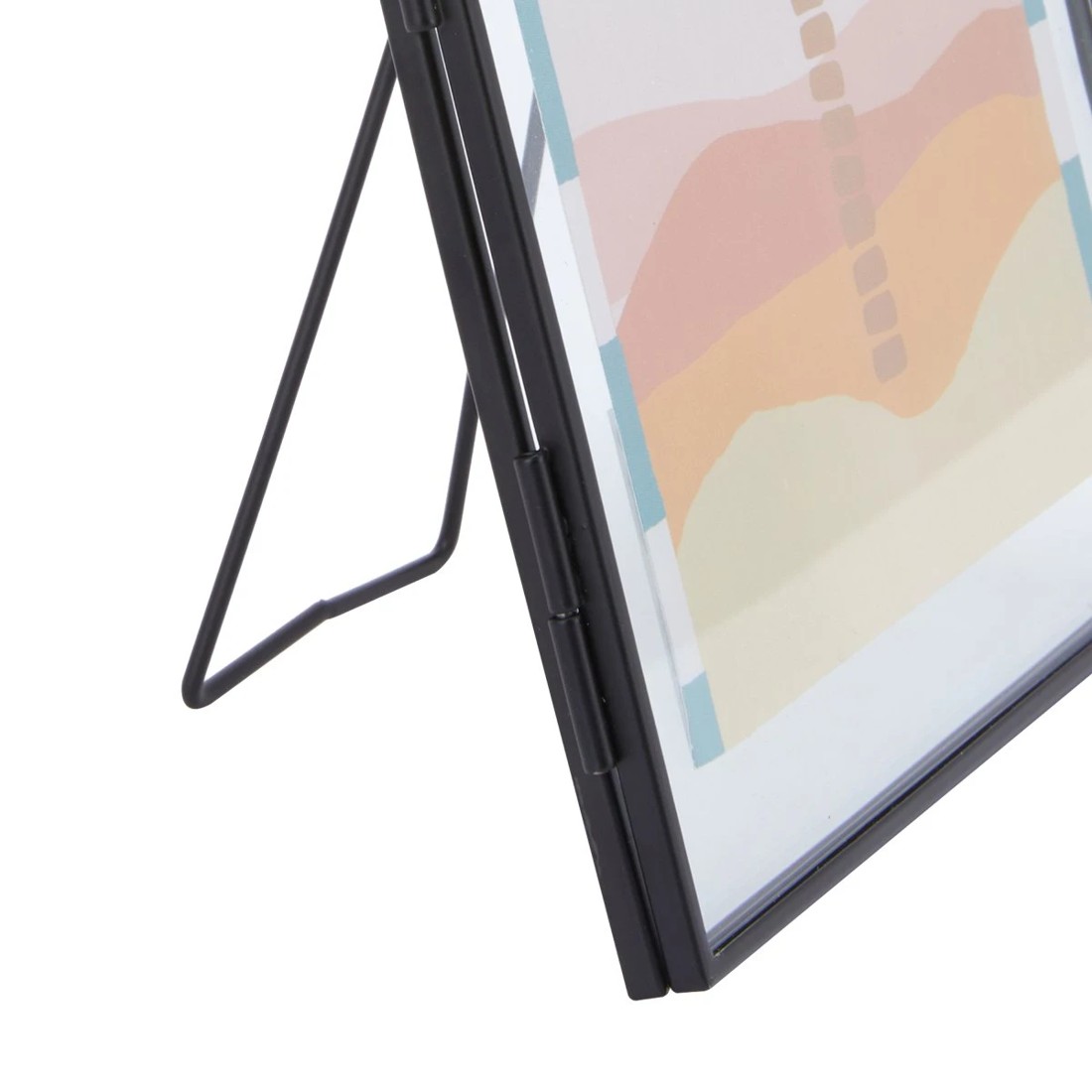 4 4in. x 6in. Photo Frame - Metal, Black, 4 of 5