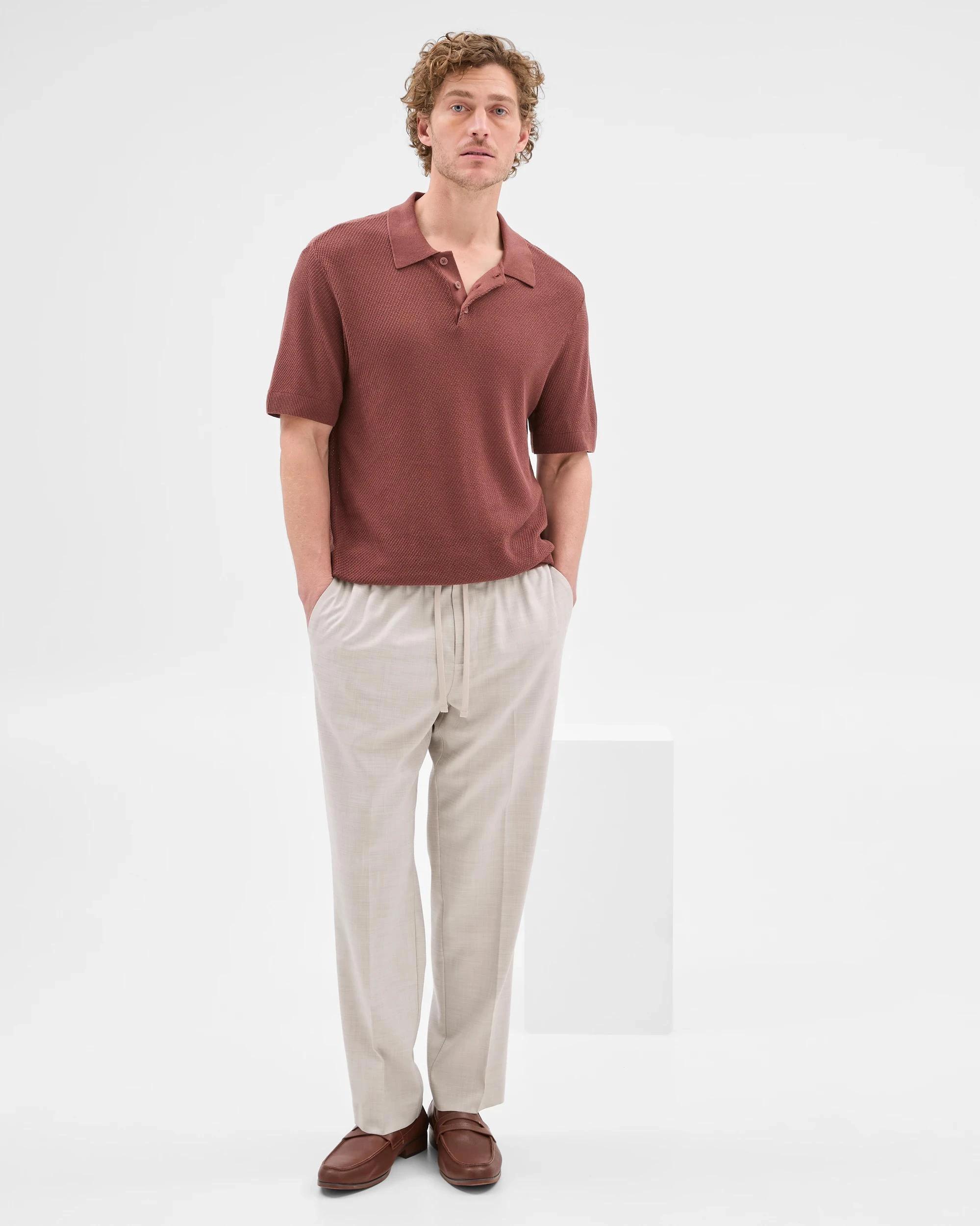 10 Elasticated Waist Pants - Preview ECRU MARLE, 10 of 10