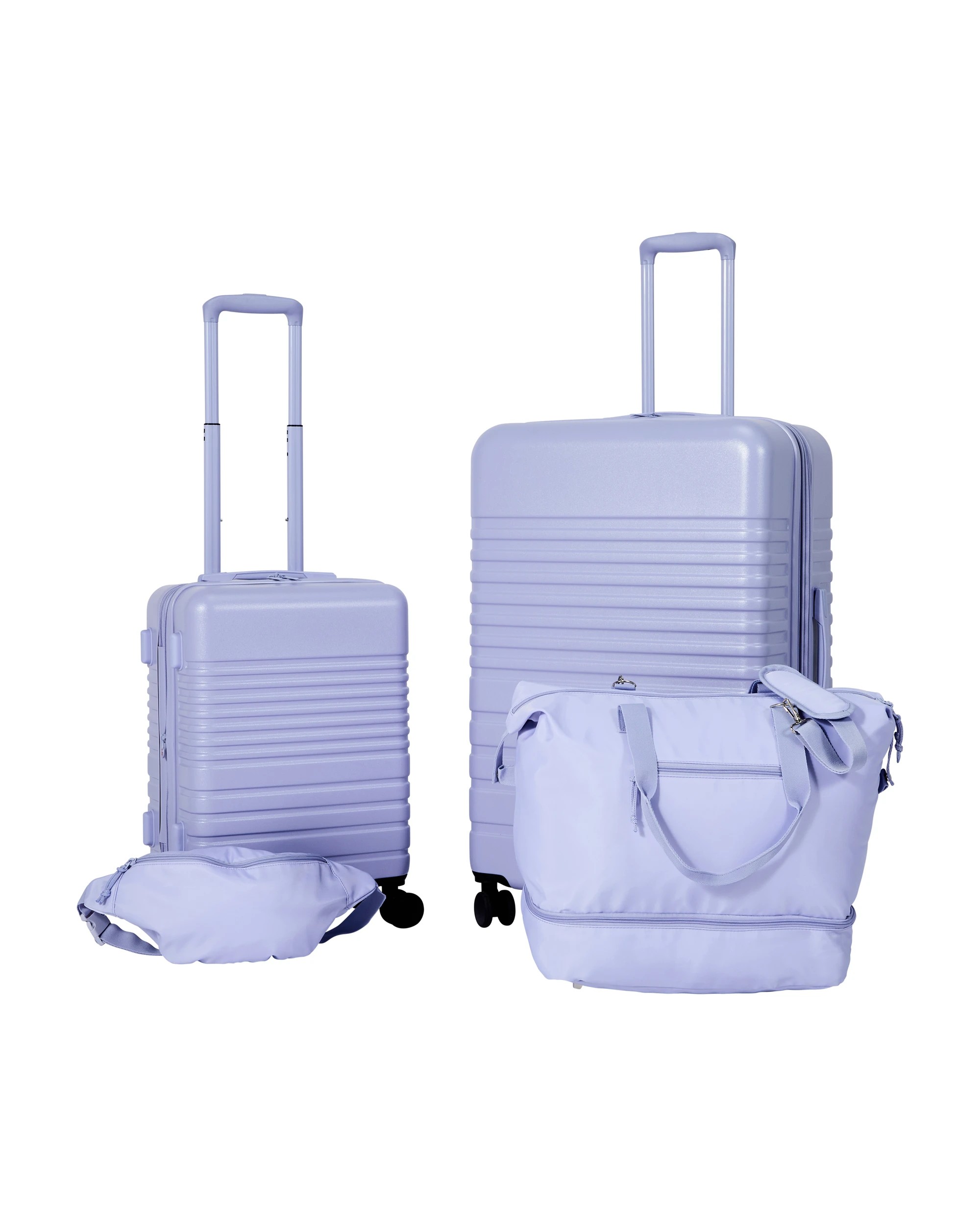 2 4 Piece Luggage Set - Lilac, 2 of 10