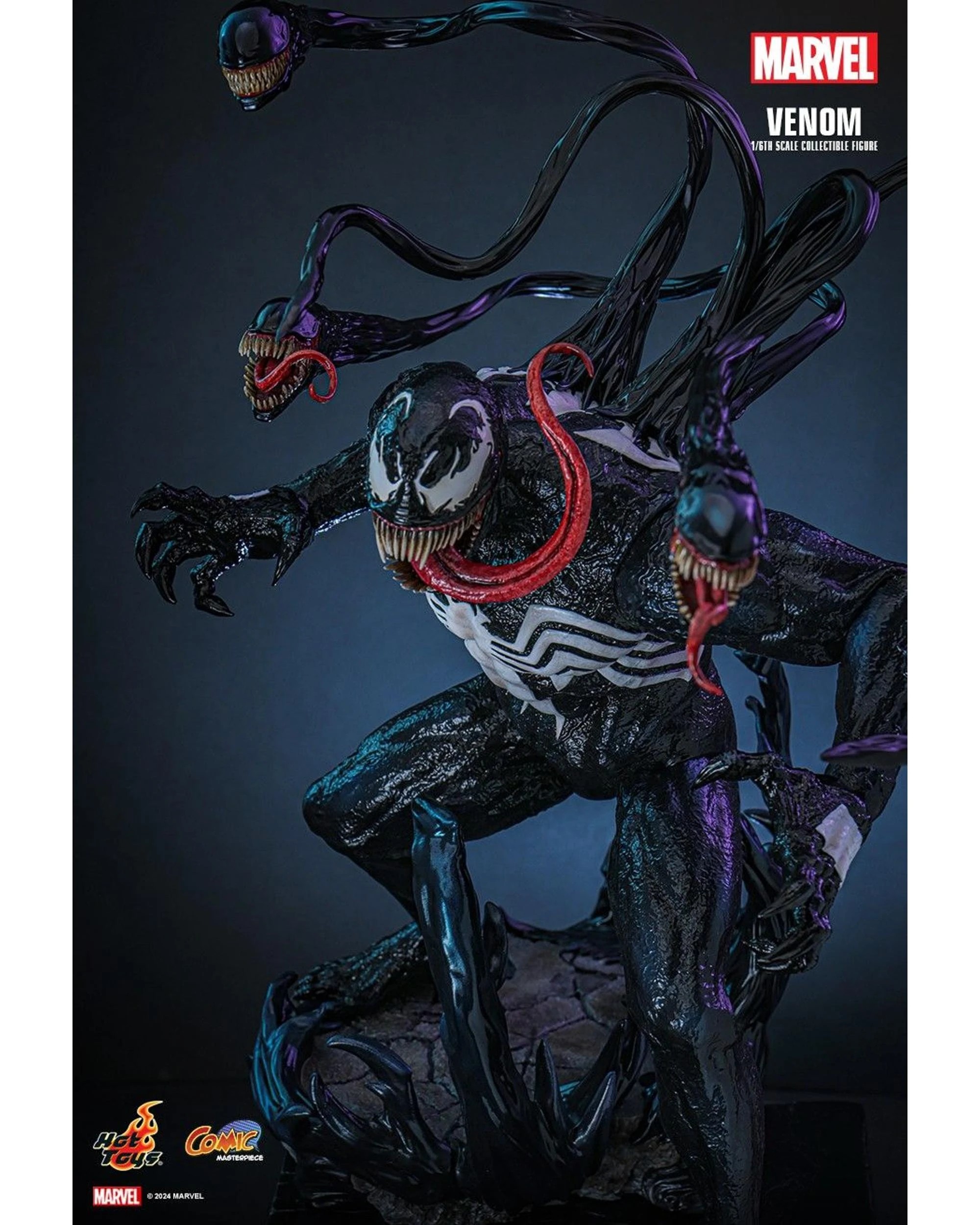 4 Hot Toys Marvel Comics Venom 1:6 Scale Collectible Action Figure, 4 of 10