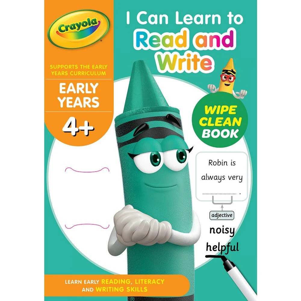 1 Crayola Wipe Clean Early Years 4+: I Can Learn Read & Write, 1 of 1