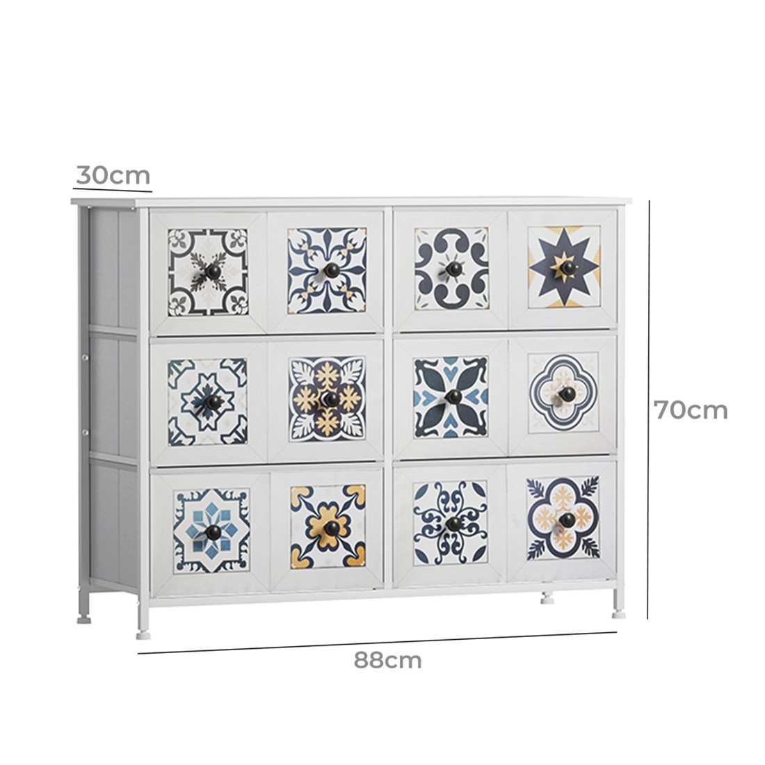 6 Levede Chest Of Drawers - White, 6 of 7