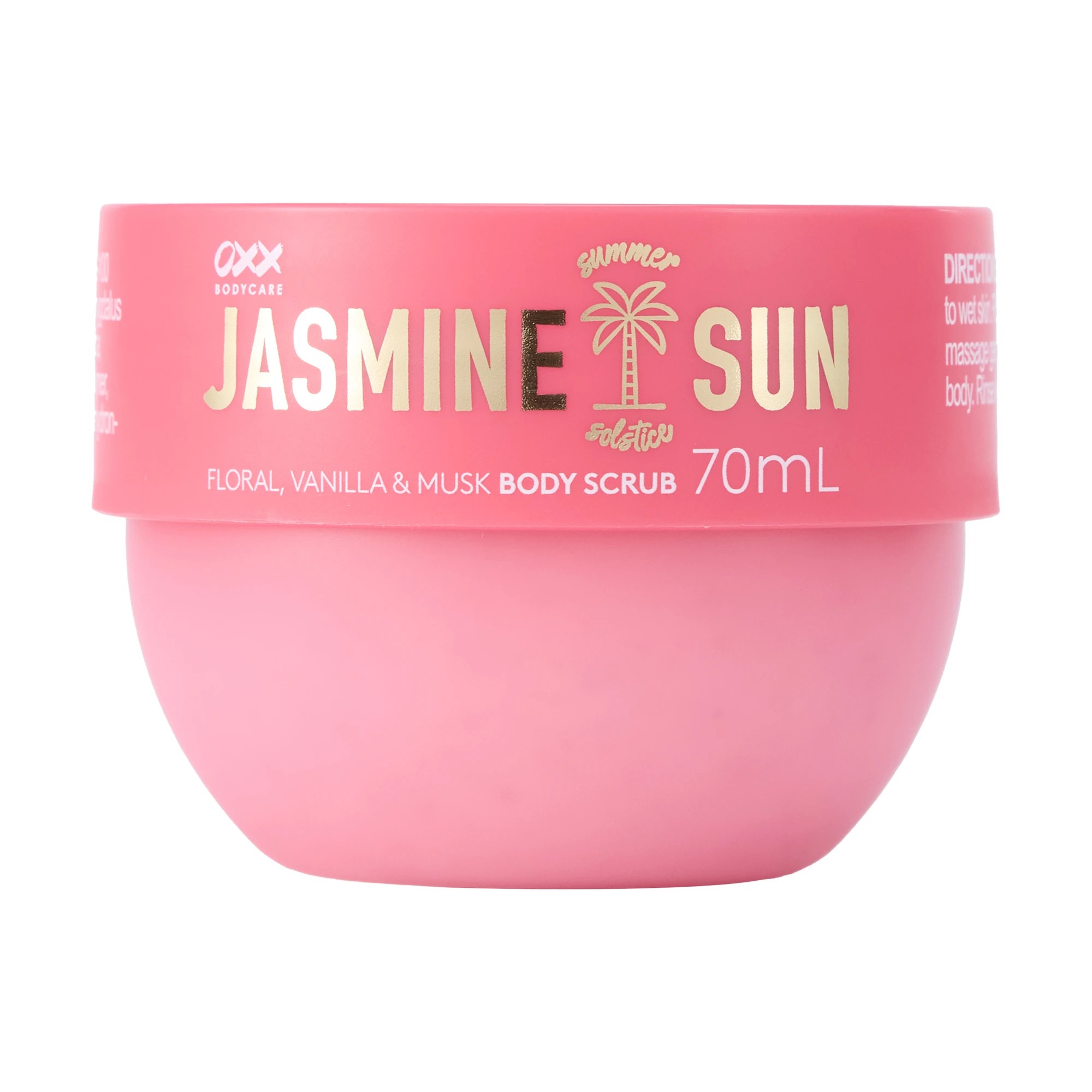 1 OXX Bodycare Jasmine Sun Summer Solstice Body Scrub 70ml - Floral, Vanilla and Musk, 1 of 6