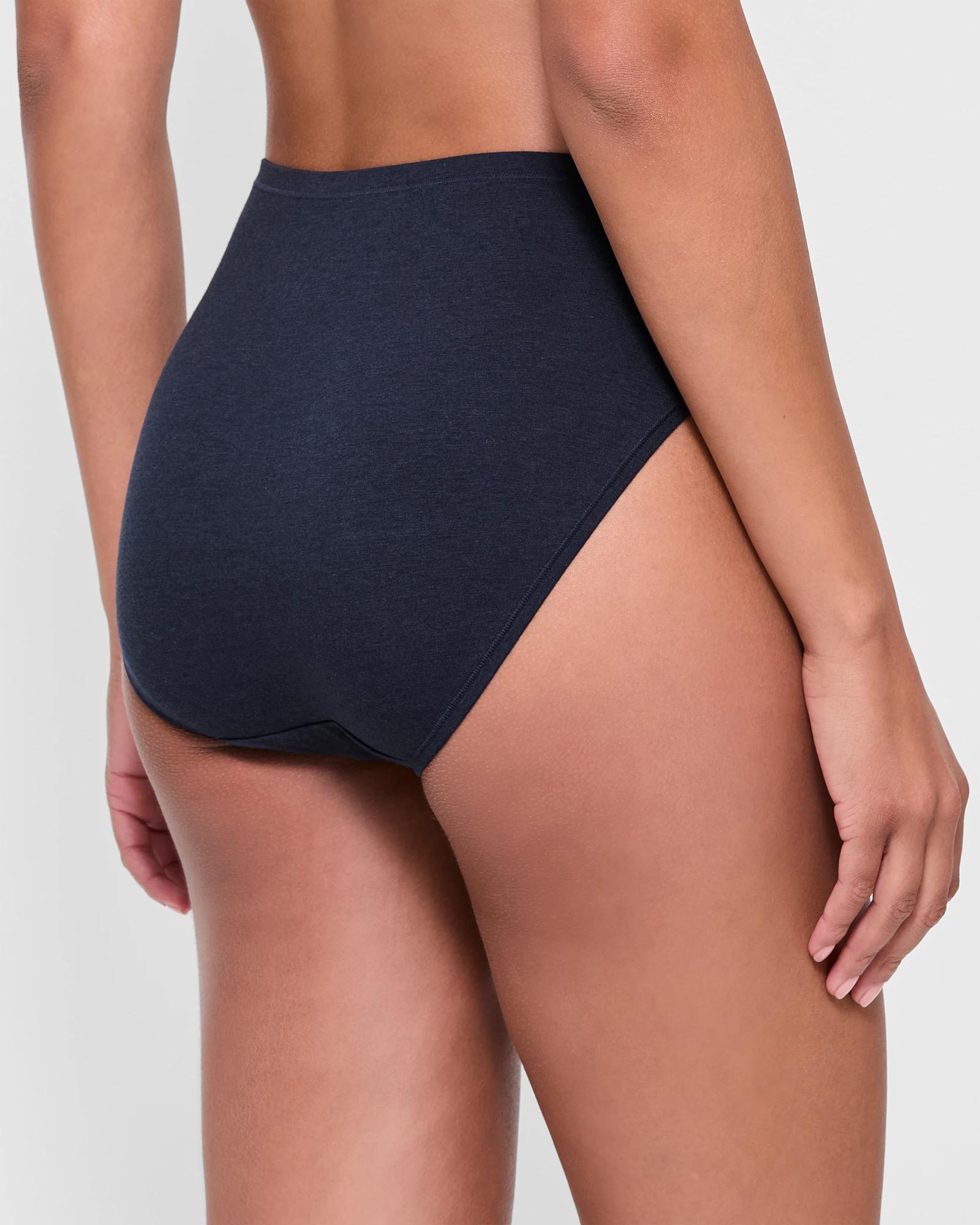 4 Target 2 Pack Bamboo High Cut Briefs NAVY BLUE, 4 of 4