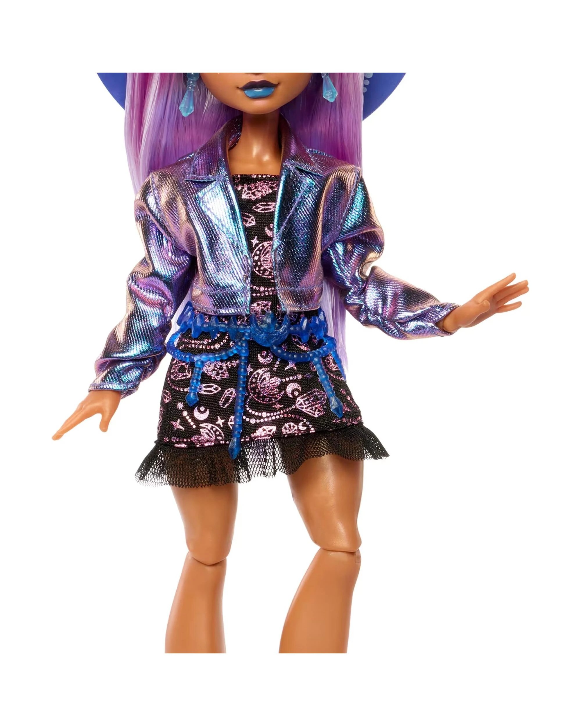4 Monster High Moonspell Magic Layla Stone Crystal Witch Fashion Doll, 4 of 5
