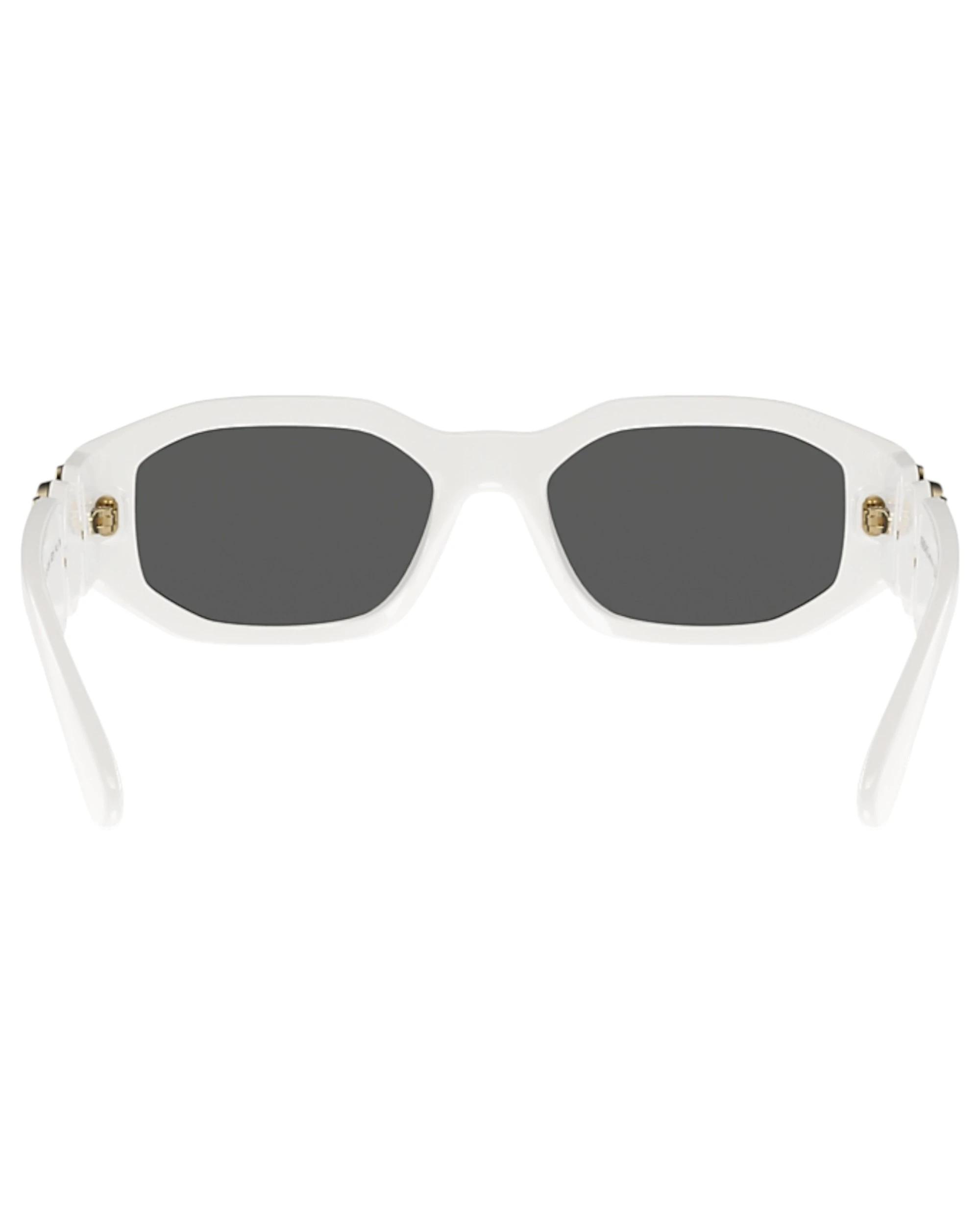 2 Versace Unisex VE4361 401/87 Irregular Dark Grey Sunglasses BLACK, 2 of 5