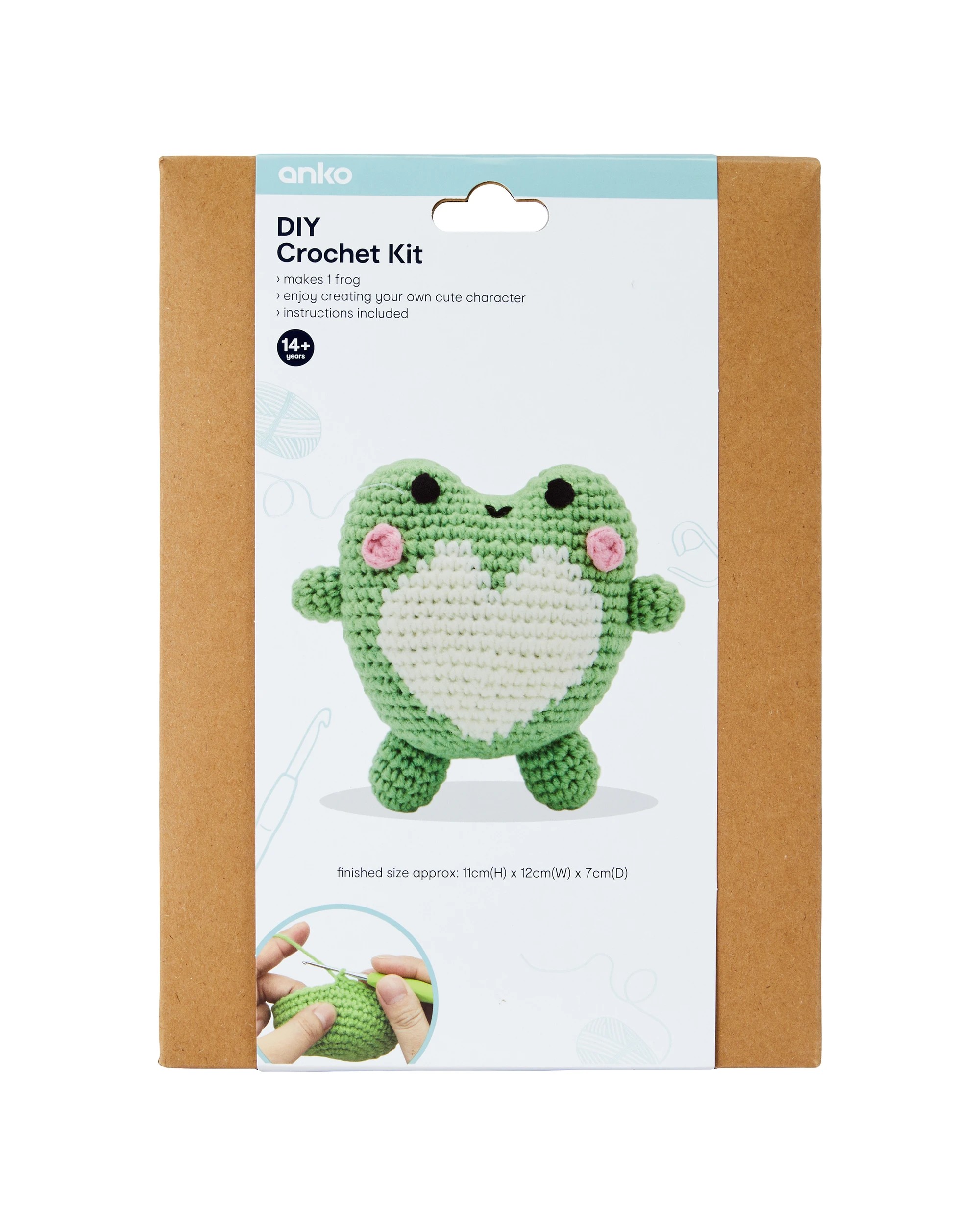 1 DIY Crochet Kit - Frog, 1 of 3