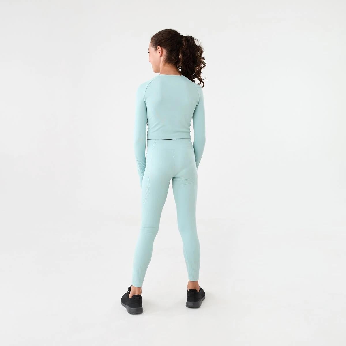 7 Active Long Sleeve Seamfree Top Aqua Grn, 7 of 9